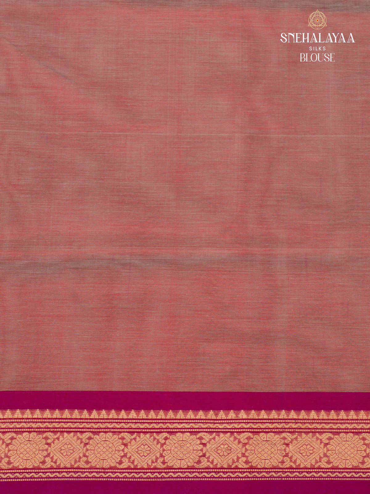 Light Pink Kanchi Silk Cotton Saree