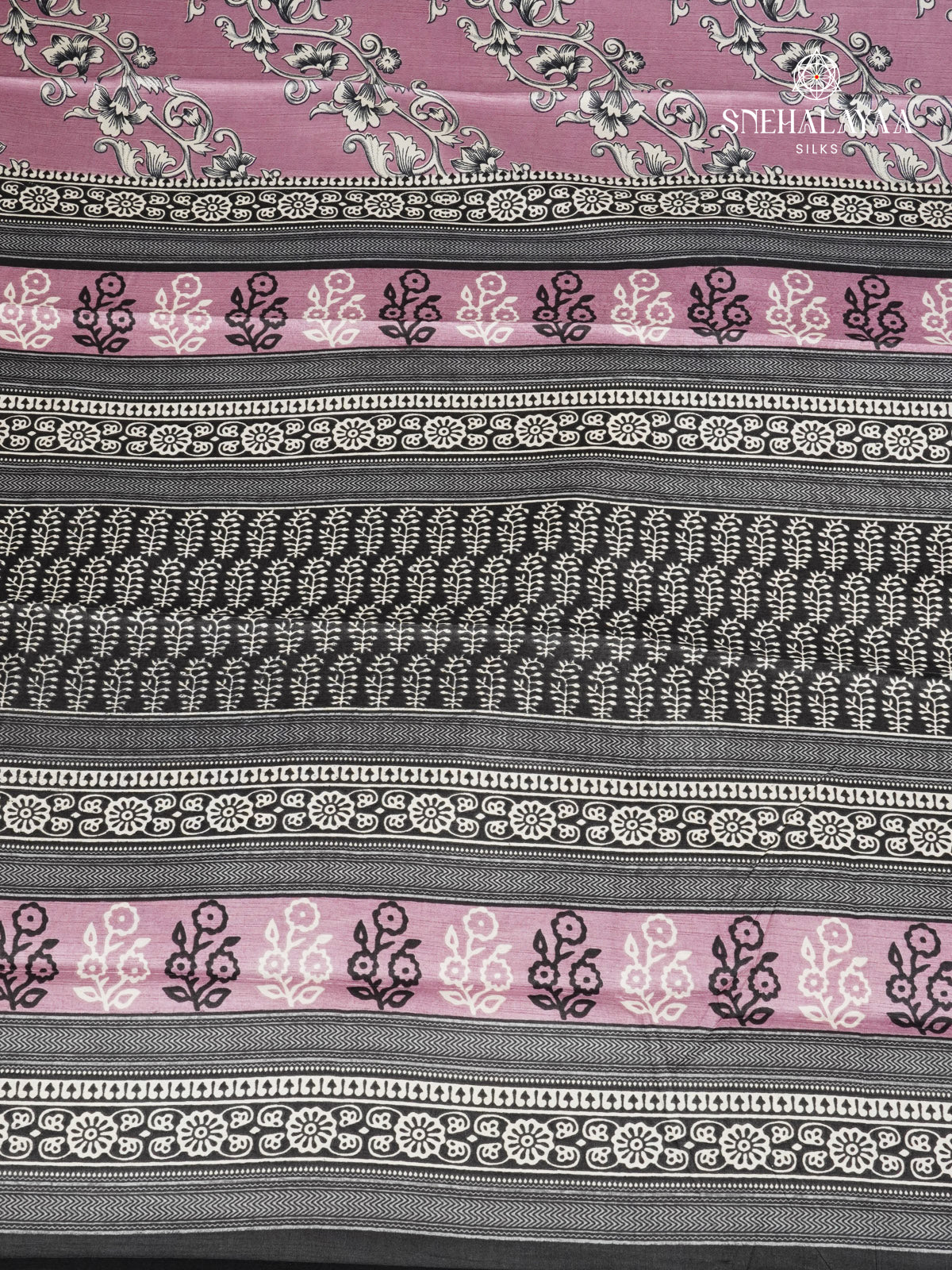 Lavender Dola Silk Saree