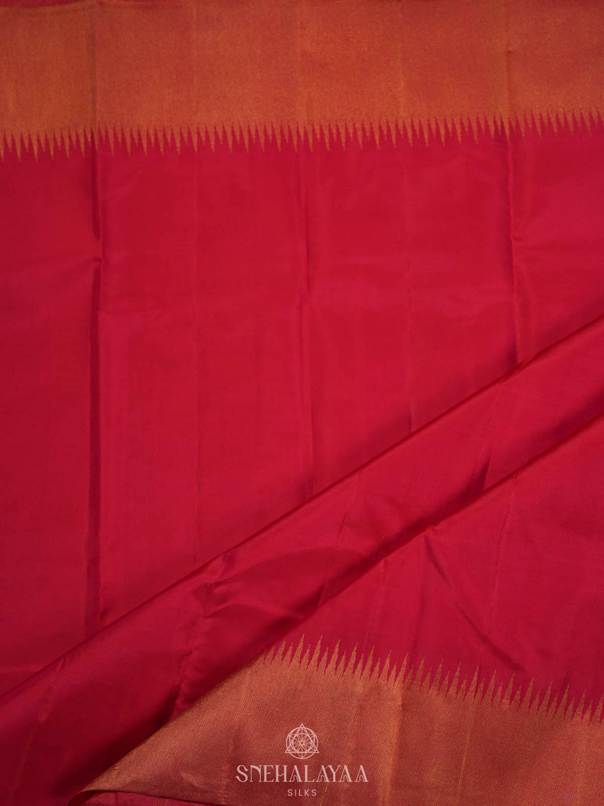 Rani Pink Kanjivaram silk saree