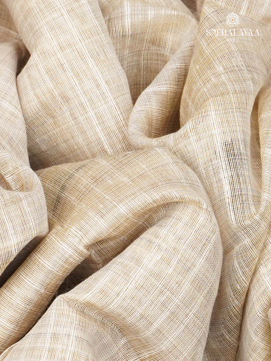 White Munga Cotton Saree