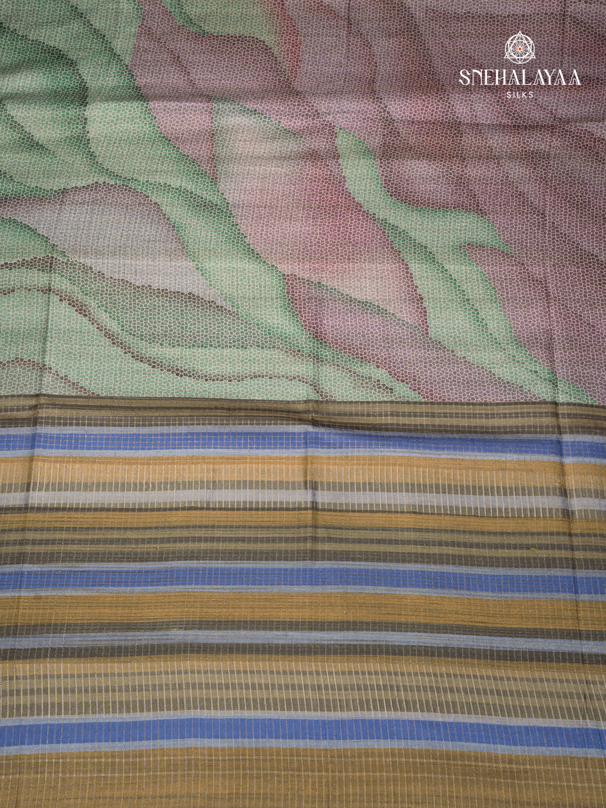 Multi Colour Tussar Saree