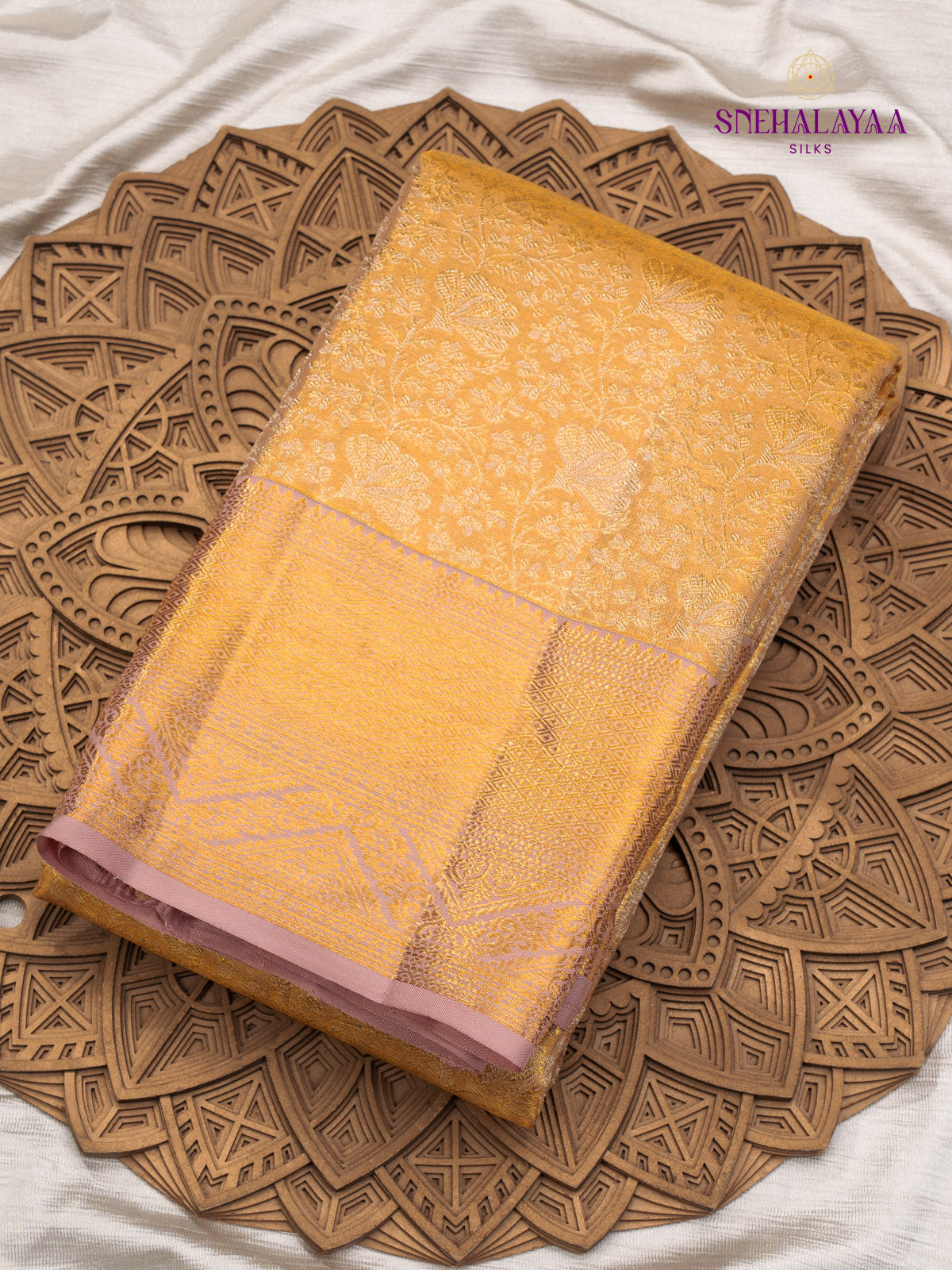 Golden Tissue Kanjivaram Silk Saree