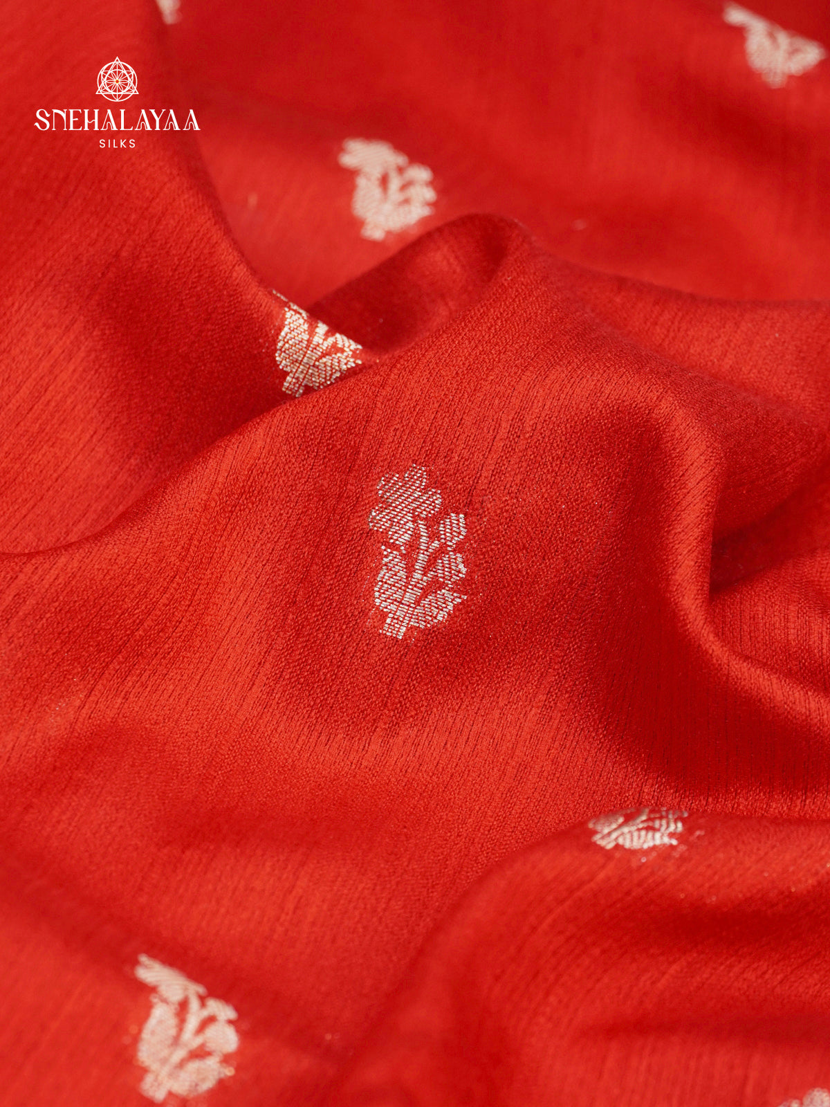 Red Banaras Jute Saree