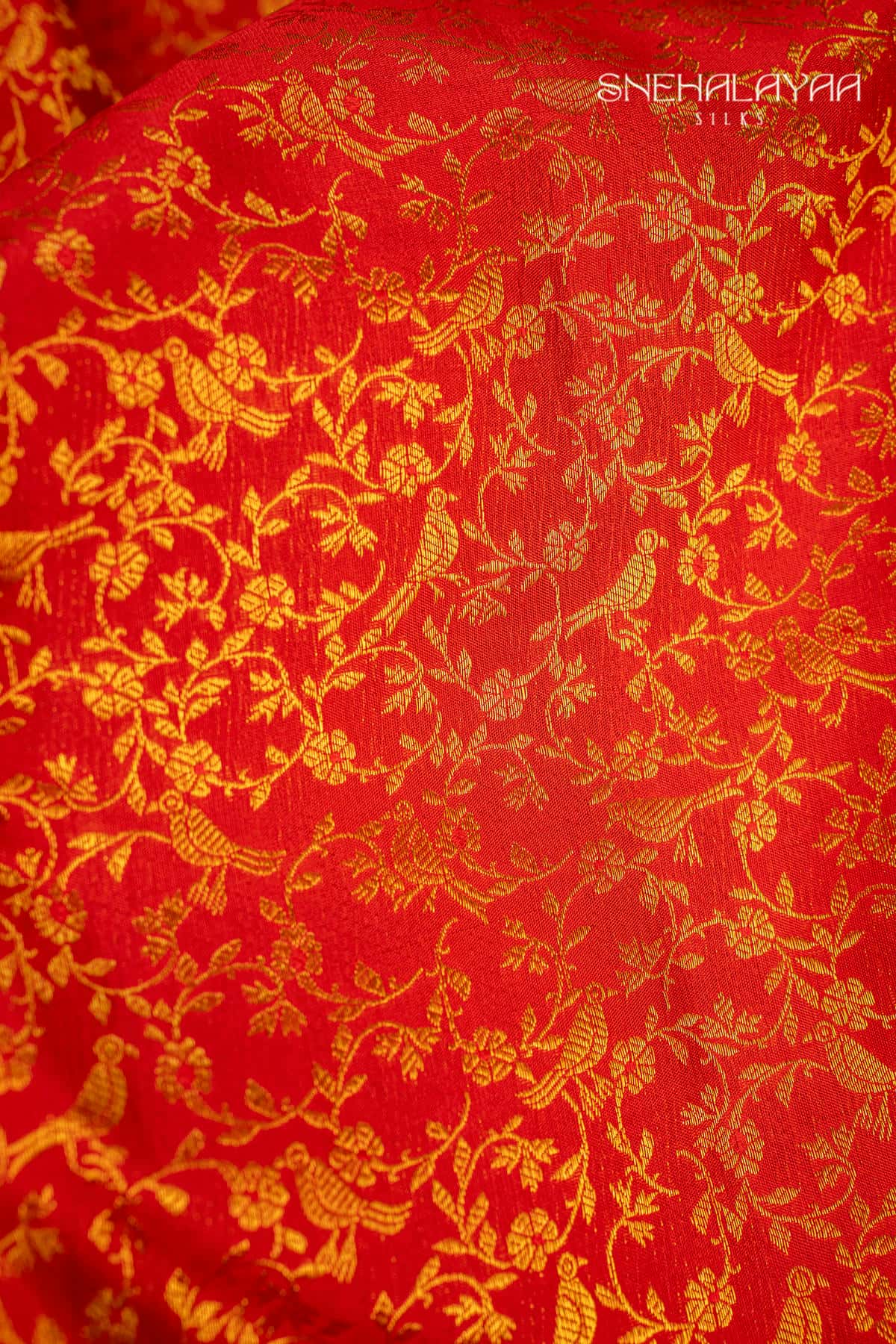 Red Kancheevaram Wedding Silk Saree