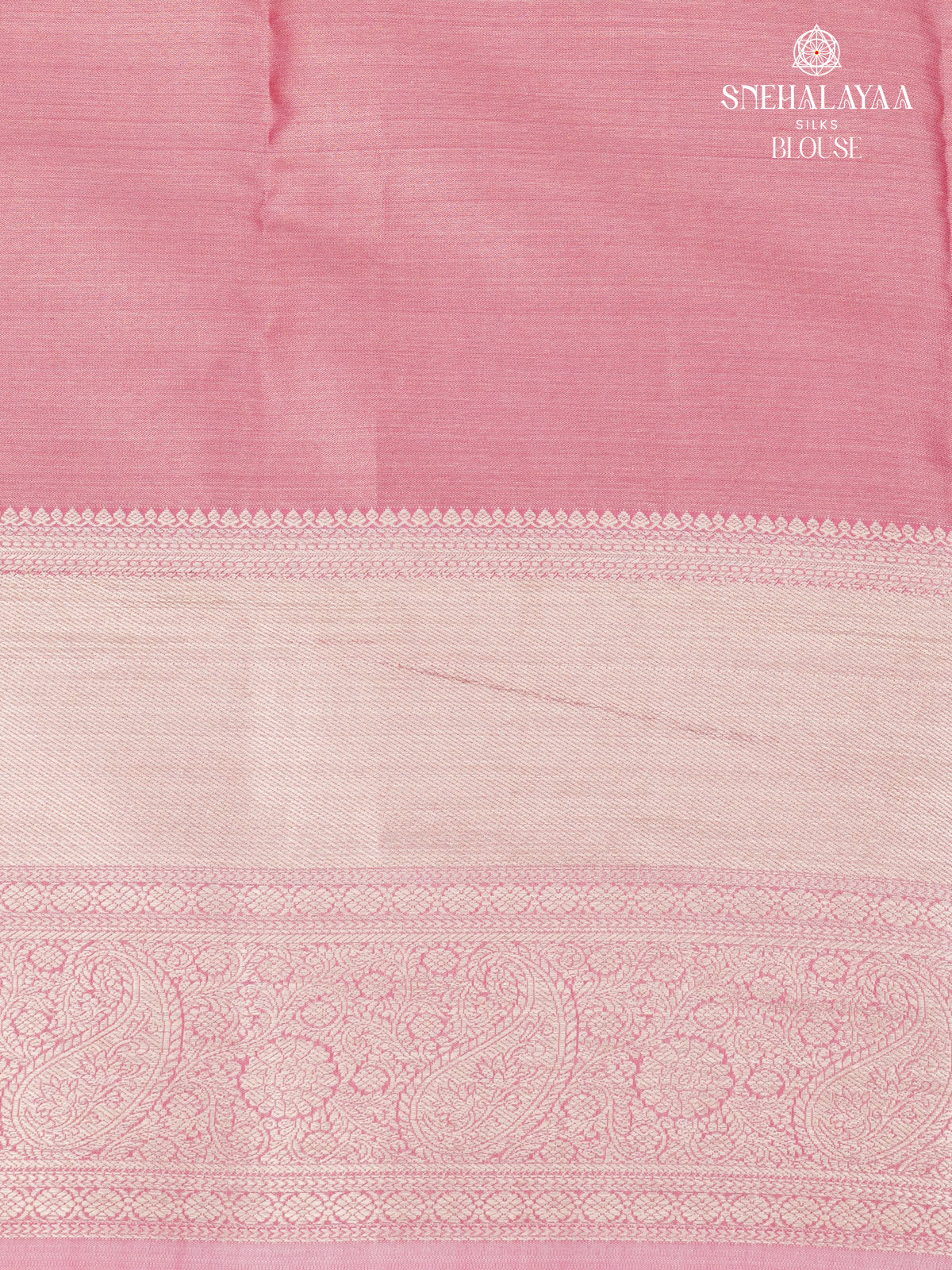 Pastel Pink Art Silk Saree