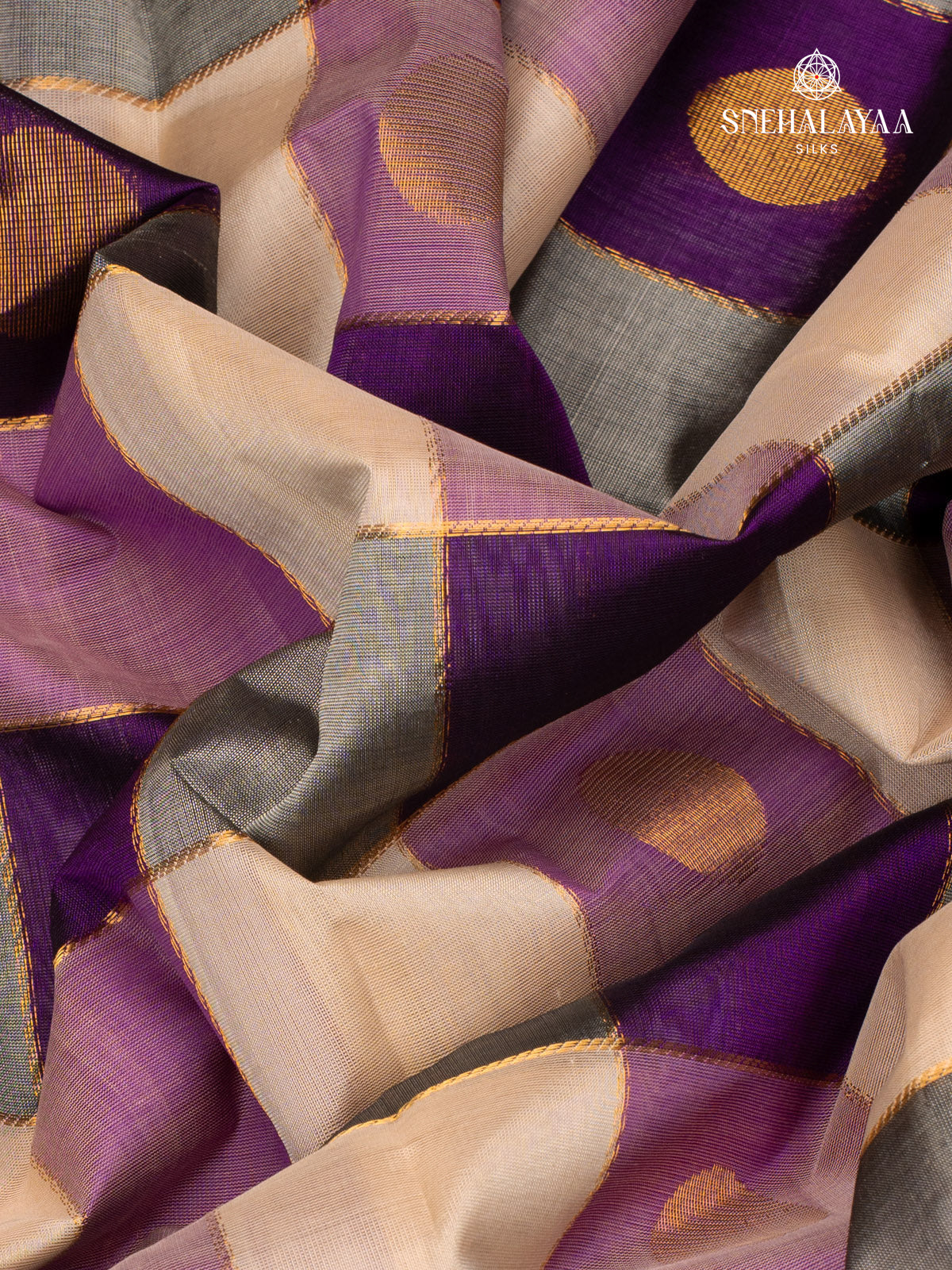 Sandal Kanchi Silk Cotton Saree