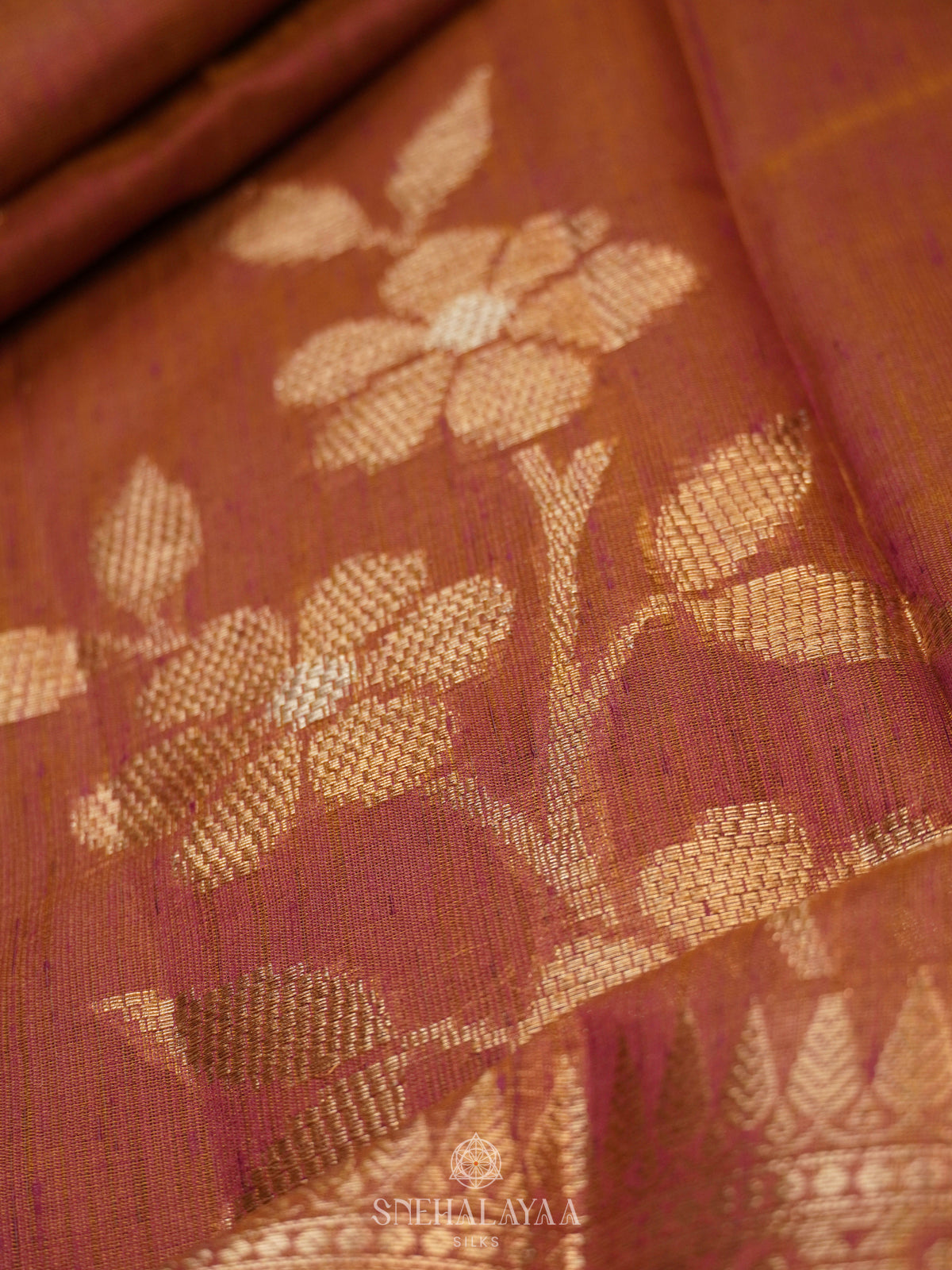 Brown Banaras Saree