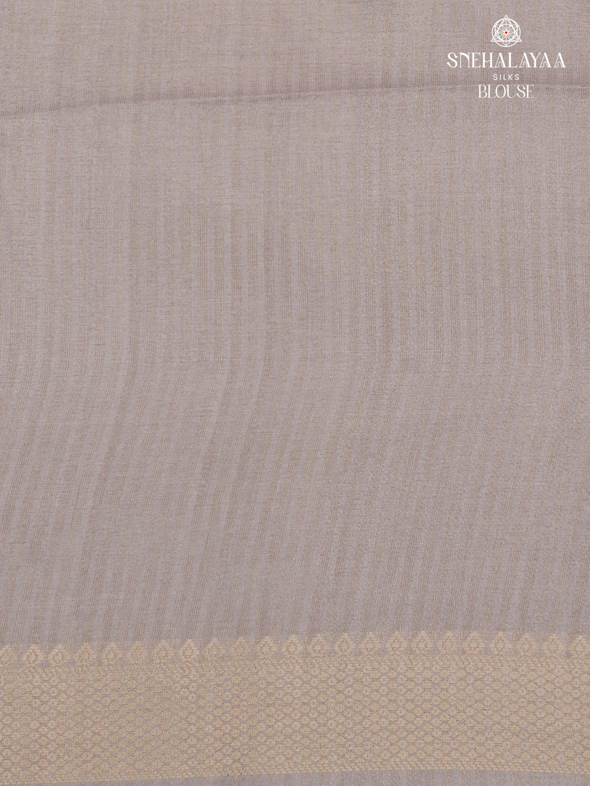 Grey Floral Printed Tussar Saree