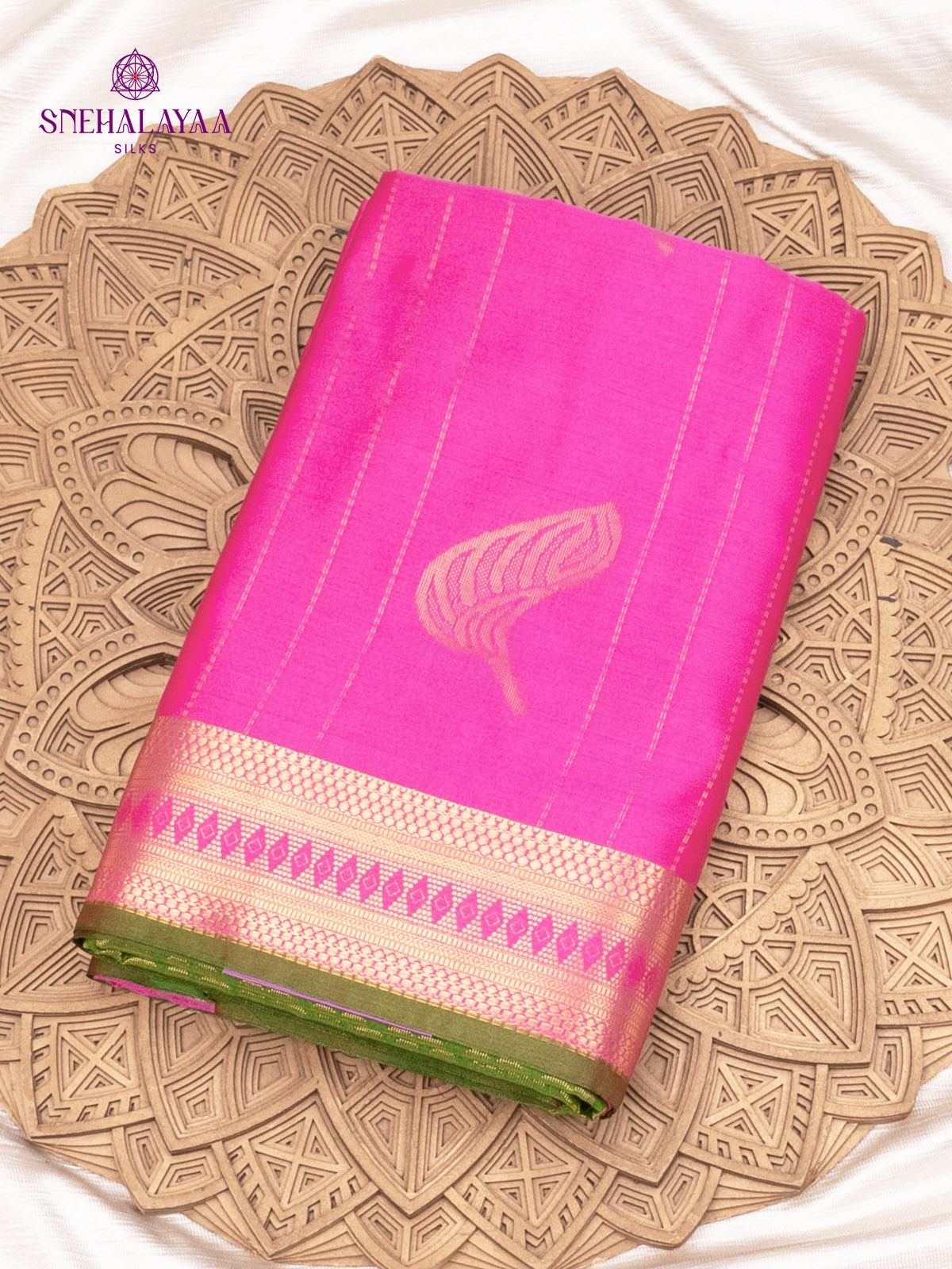 Pink Soft Silk Saree