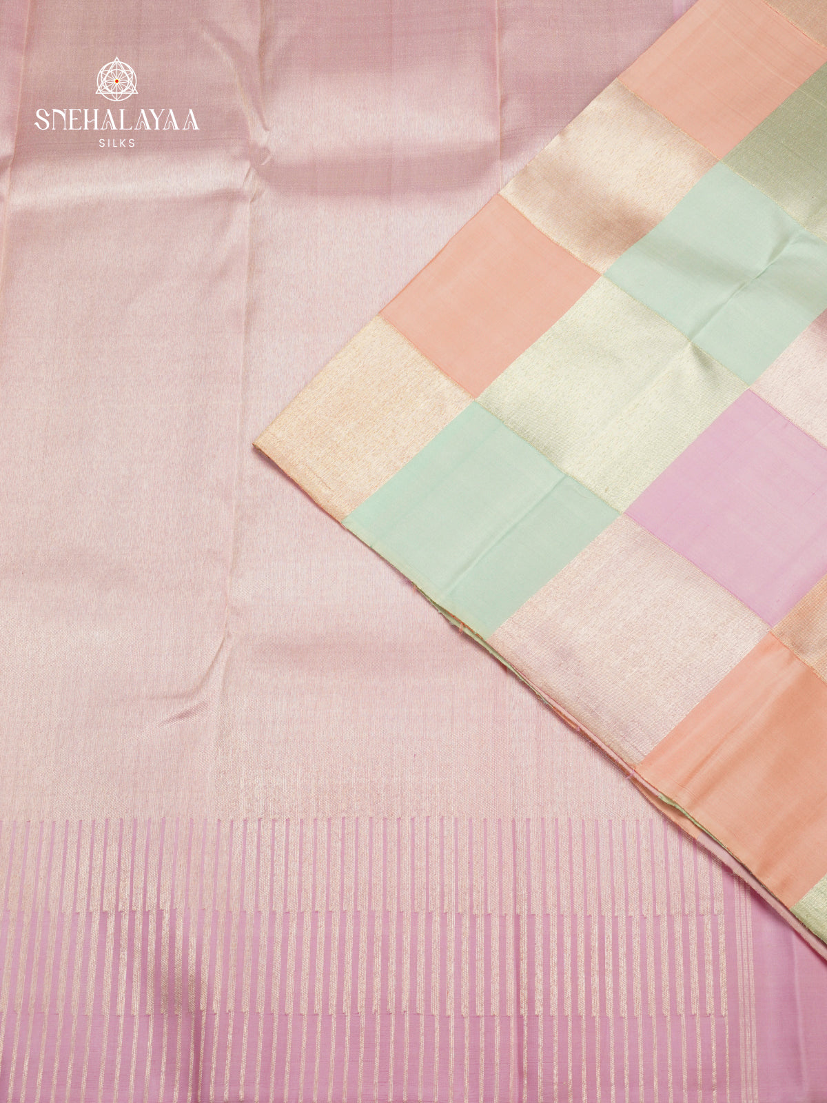 Multi Colour Kanjivaram Silk Saree