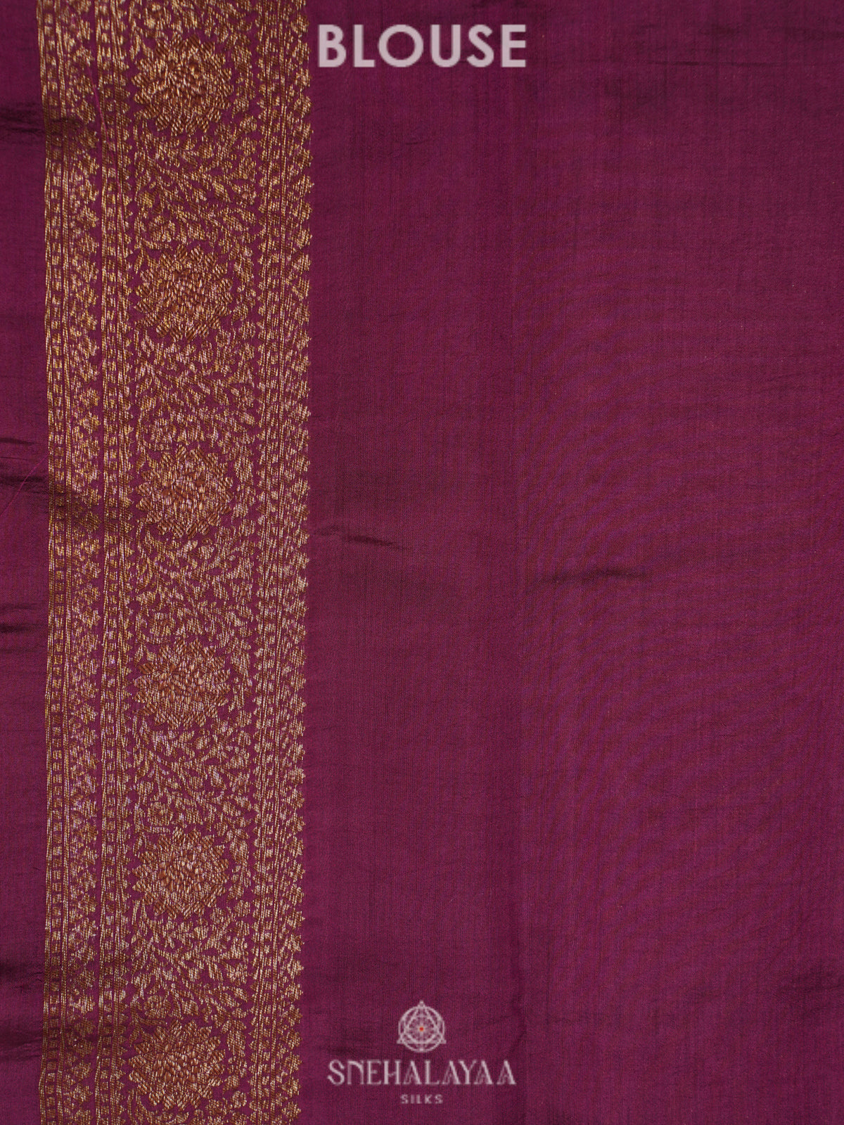Purple Banaras Raw Silk Saree