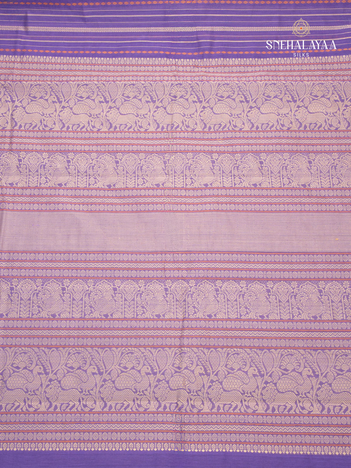 Violet Kanchi Cotton Saree