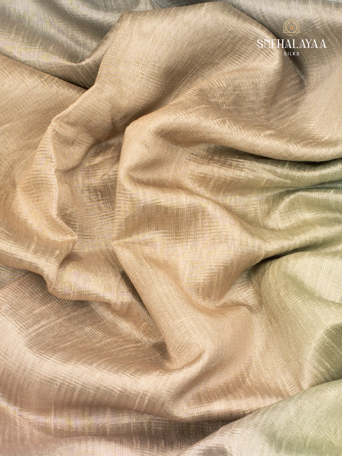 Pastel Green Linen Embroidery Saree