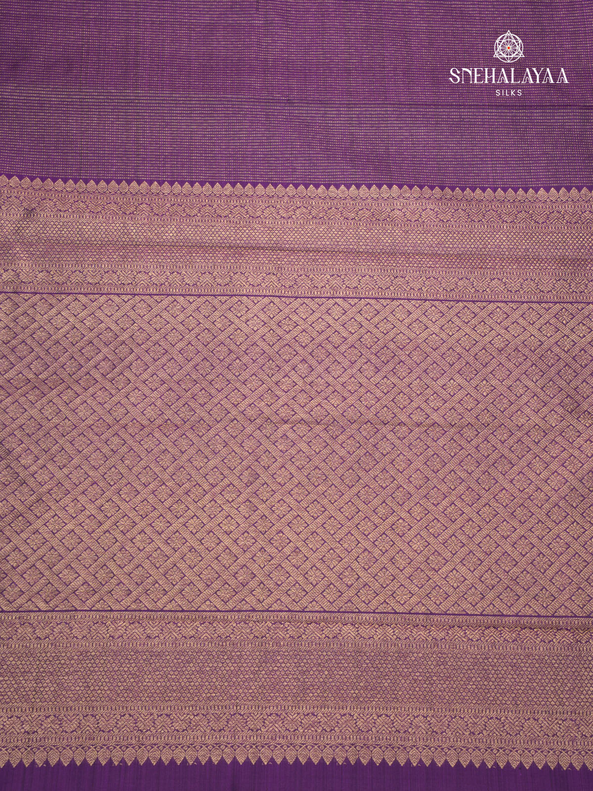 Purple Kanjivaram Silk Saree
