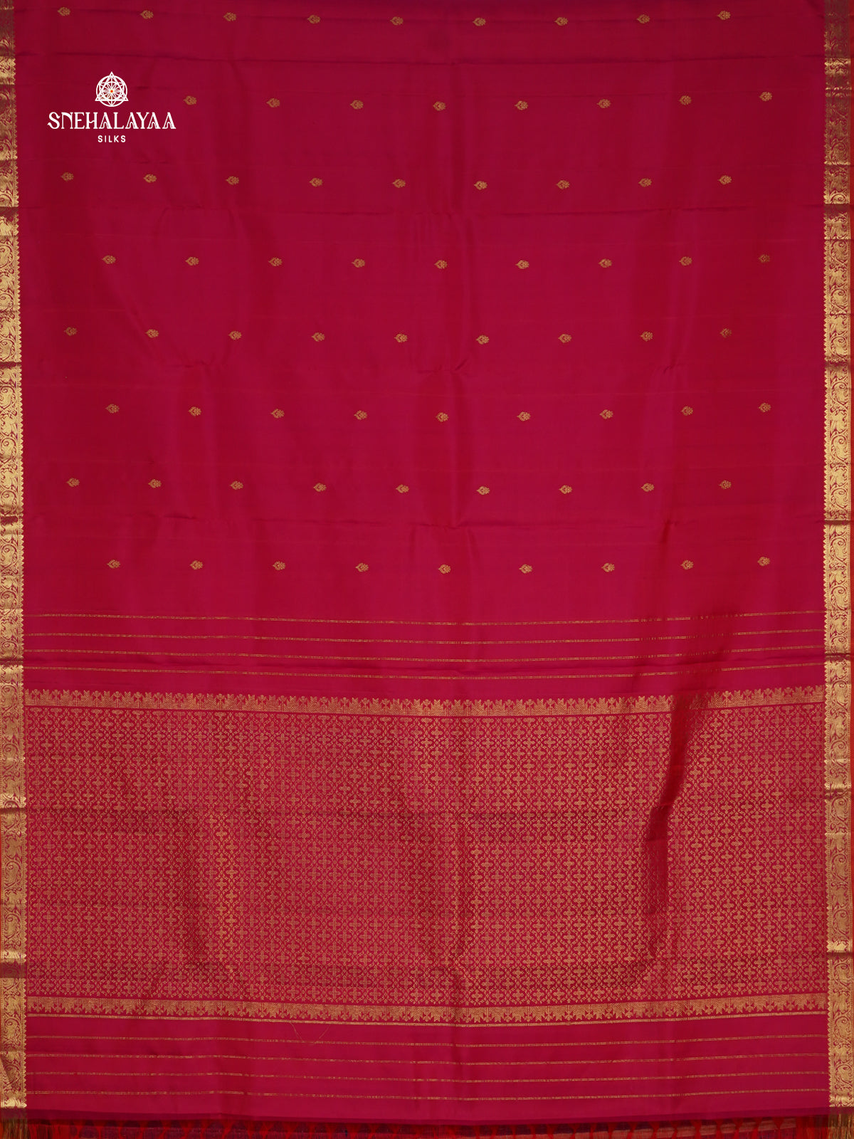 Rani Pink Kanjivaram Silk Saree
