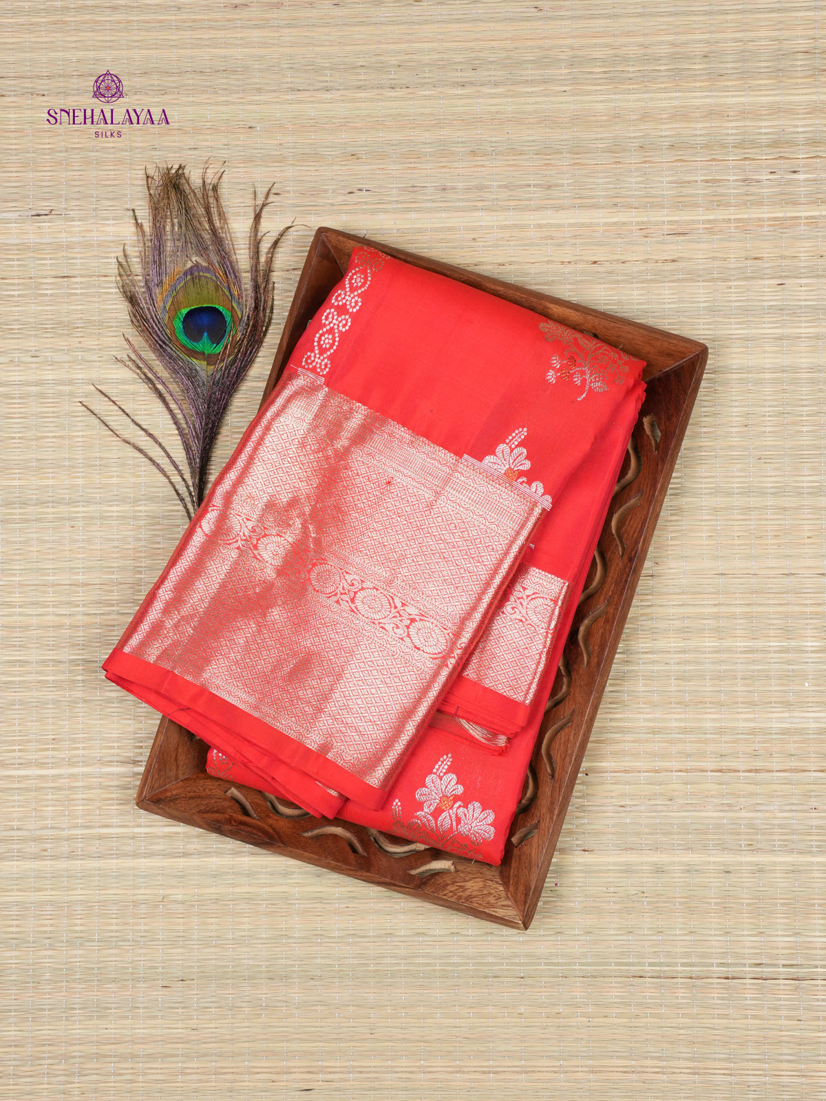 Red Kanjivaram Silk Saree