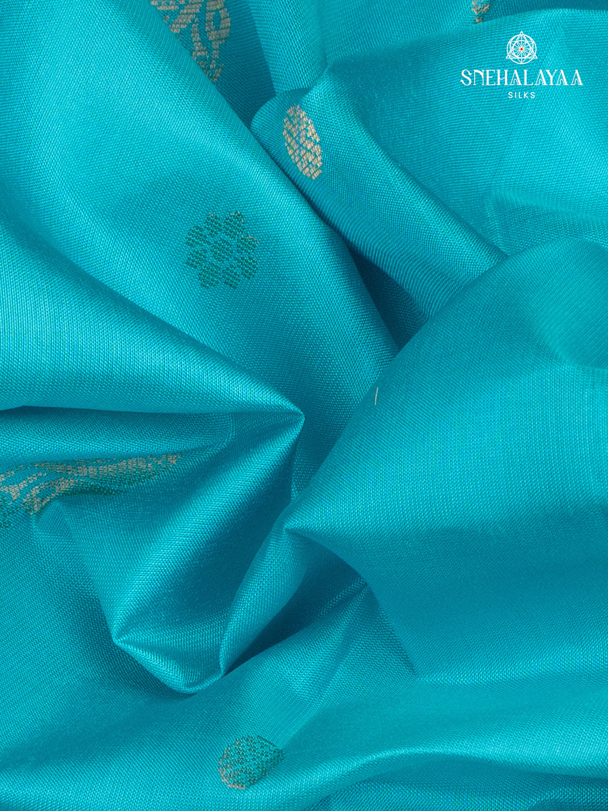 Sky Blue Kanjivaram Silk Saree