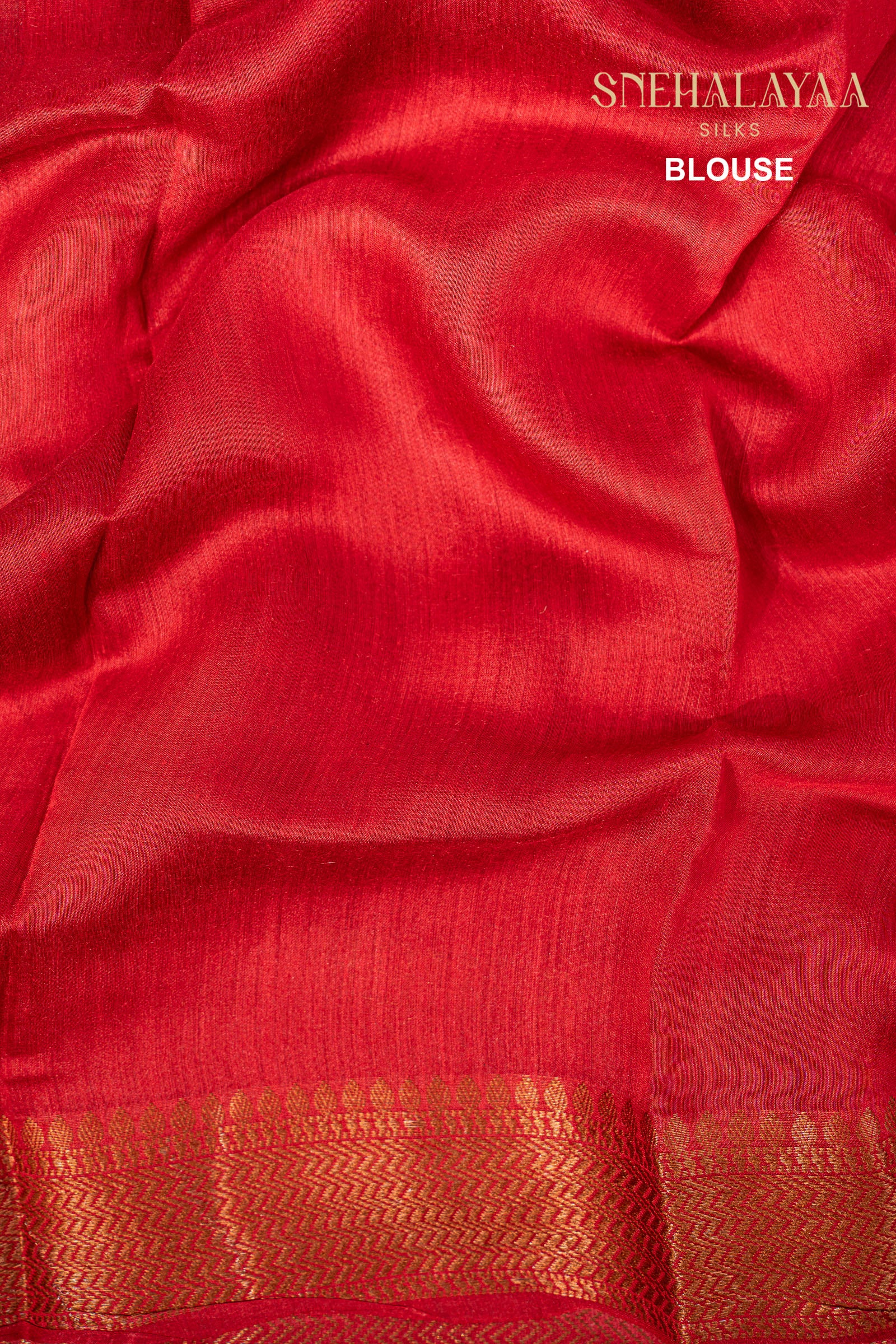 Pecan Brown Chanderi Saree