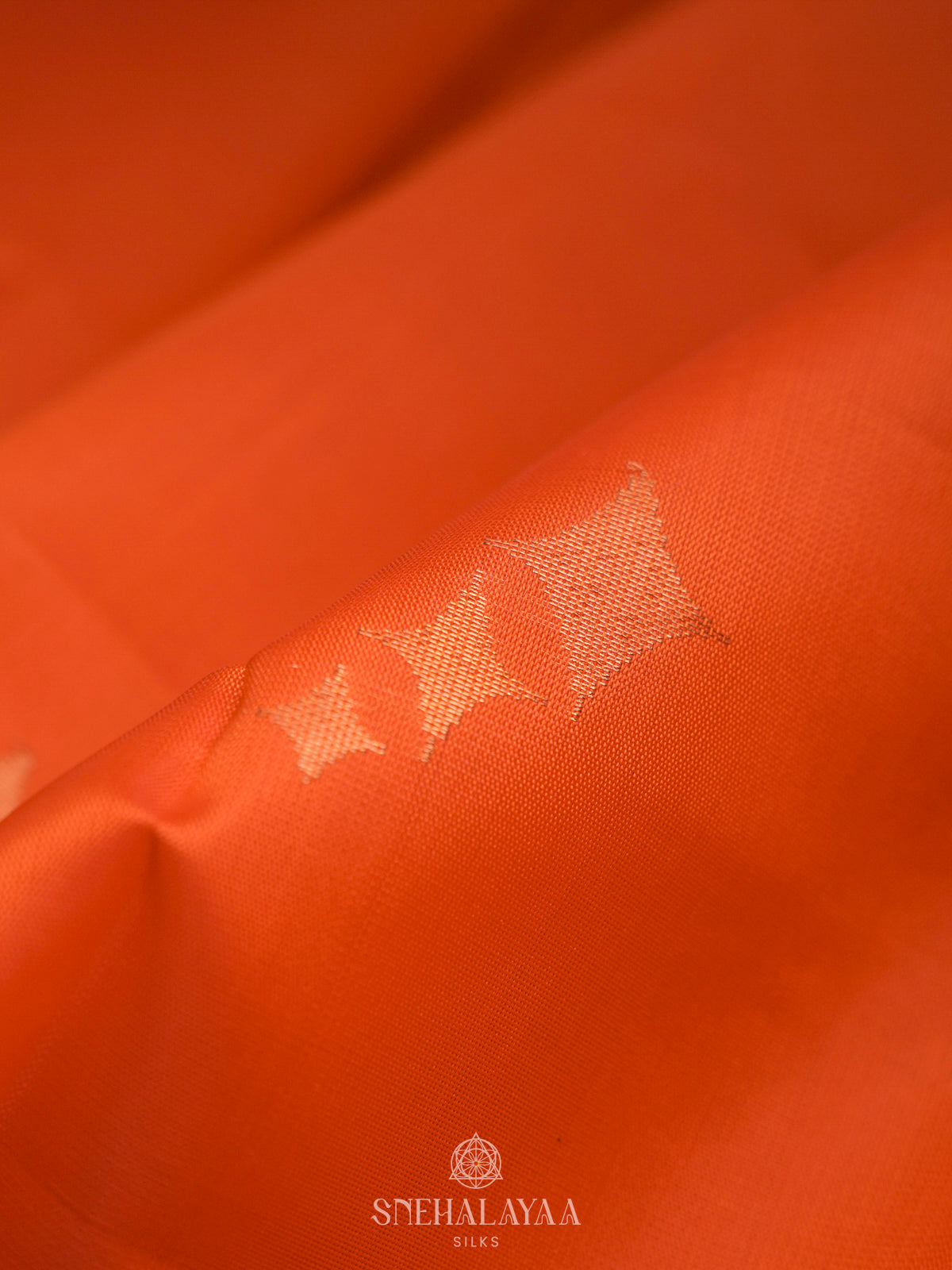 Orange Soft Silk Saree
