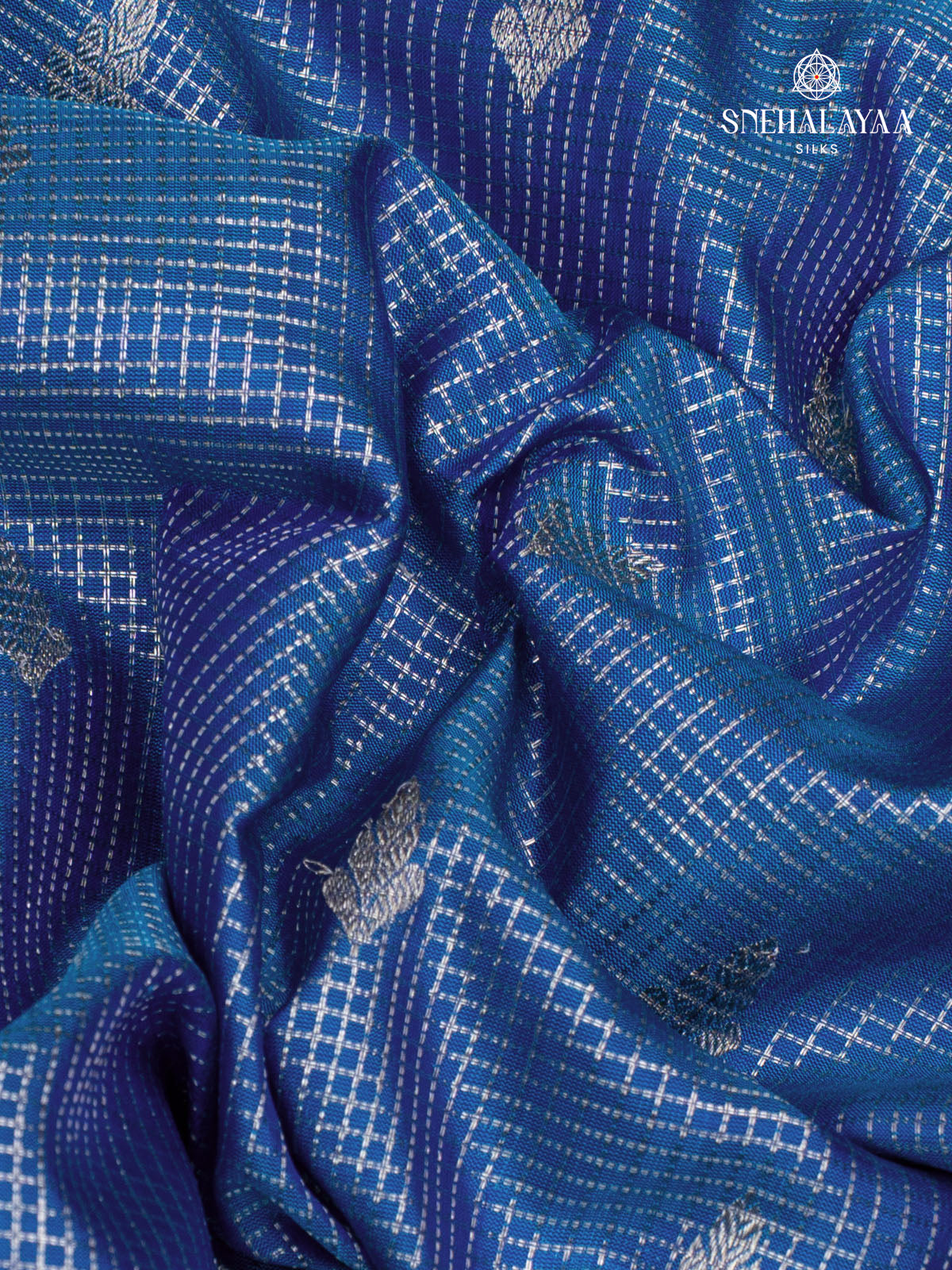 Blue Venkatagiri Silk Saree
