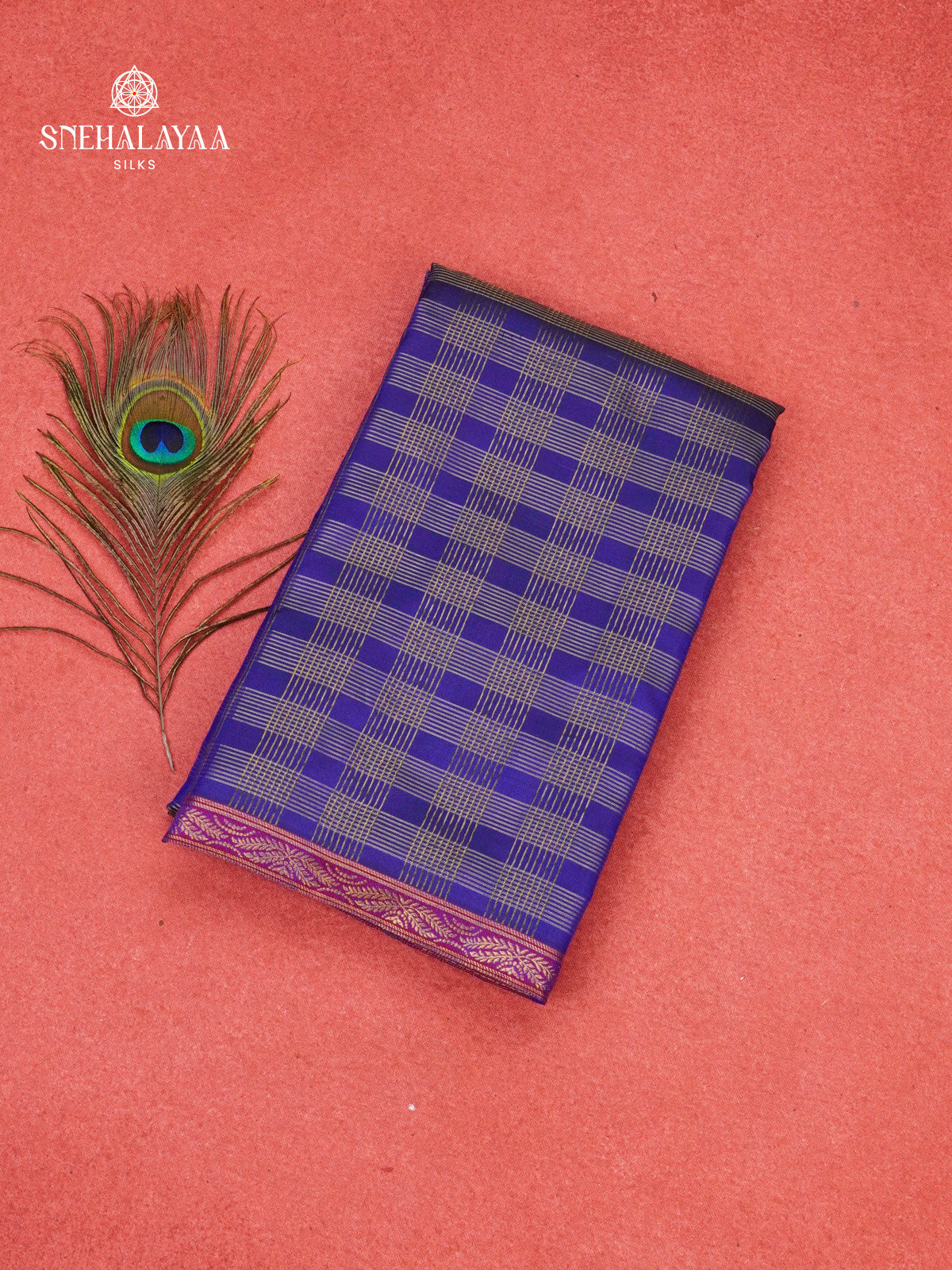 Rich Purple Kanjivaram Silk Saree