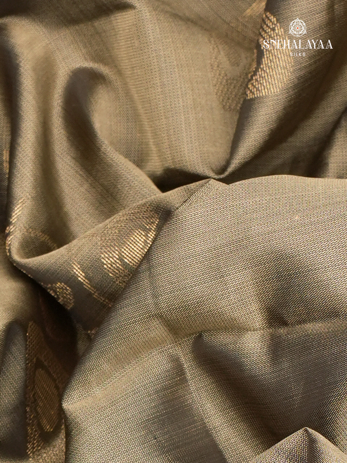 Brown Kanjivaram Silk Saree
