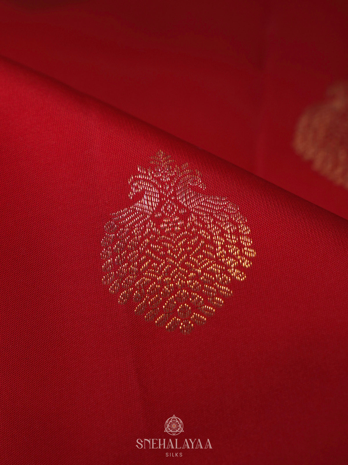 Red kanjivaram Silk Saree