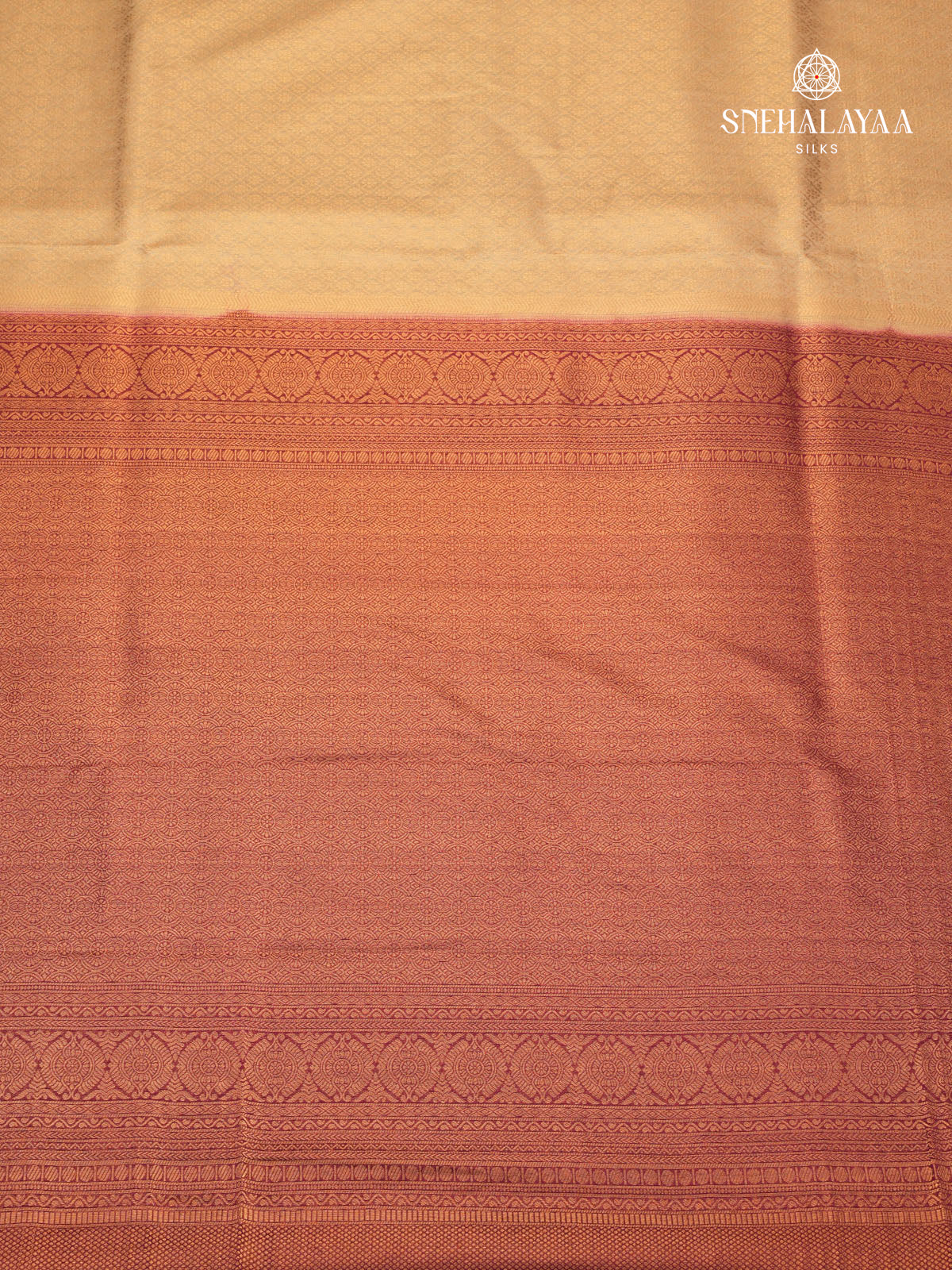 Golden Beige Soft Silk Saree