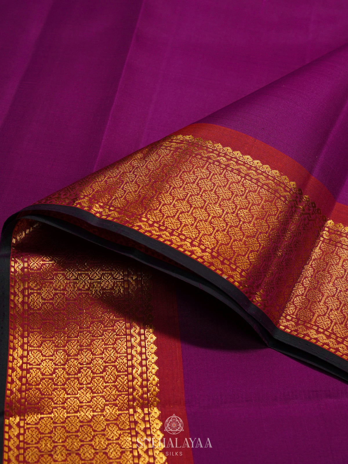 Magenta Kanjivaram Silk Saree