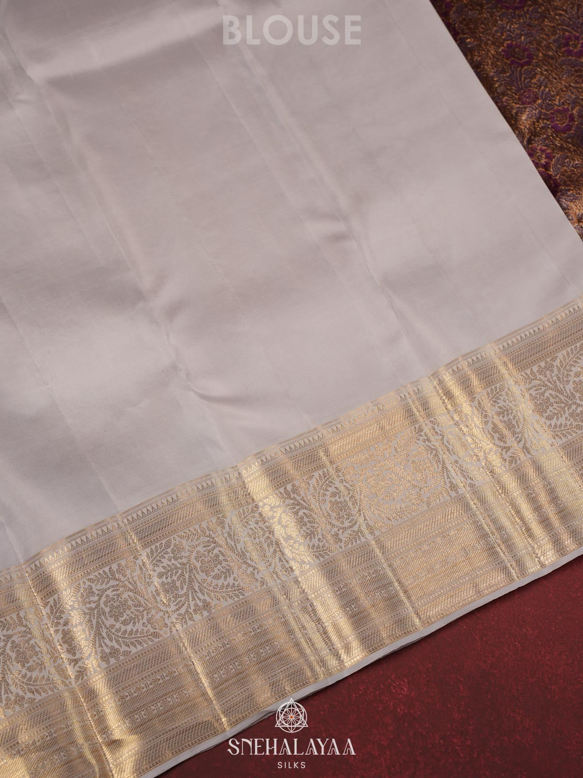 Rich Purple Kanjivaram Silk Saree