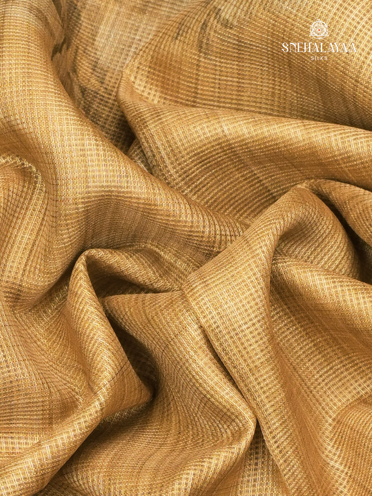 Mustard With Wine Red border Printed Kota Saree