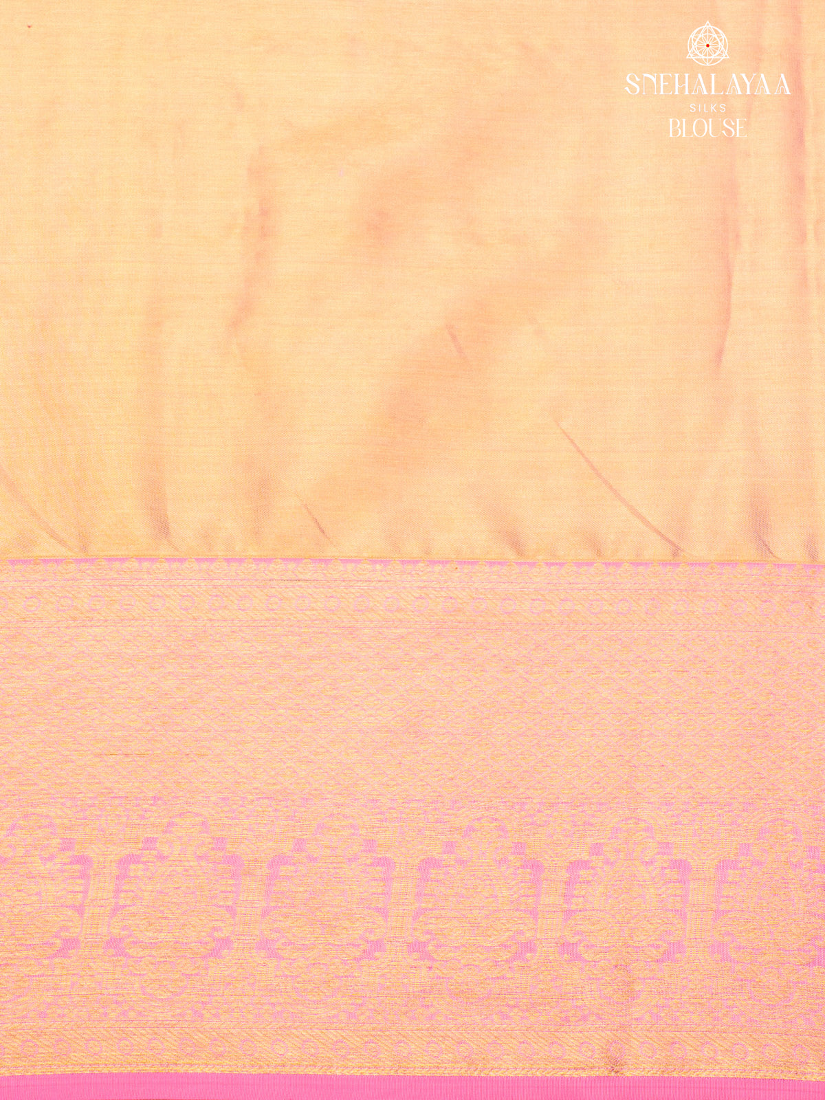 Peach Kanjivaram Silk Saree