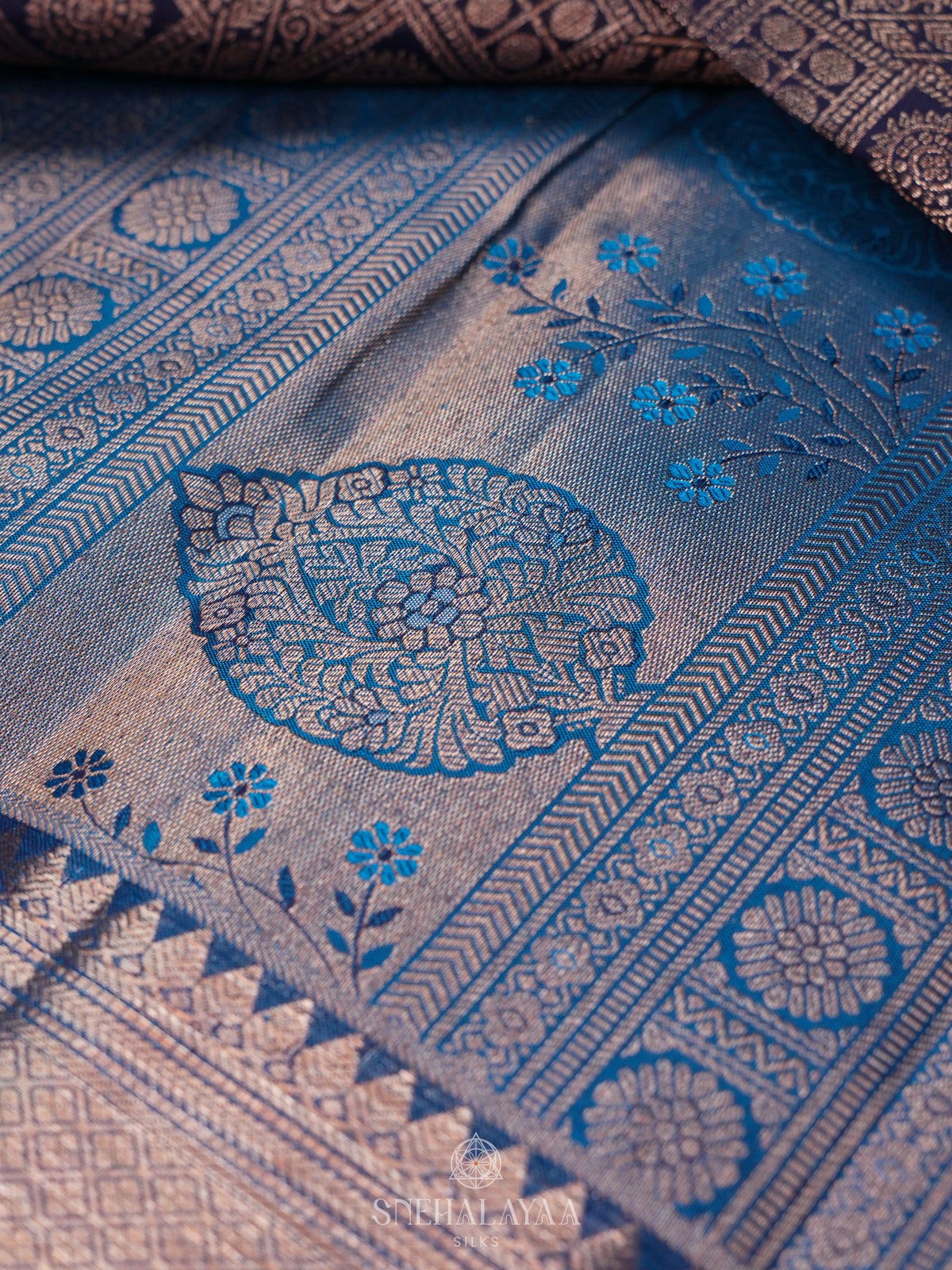 Grey Kanjivaram Silk Saree