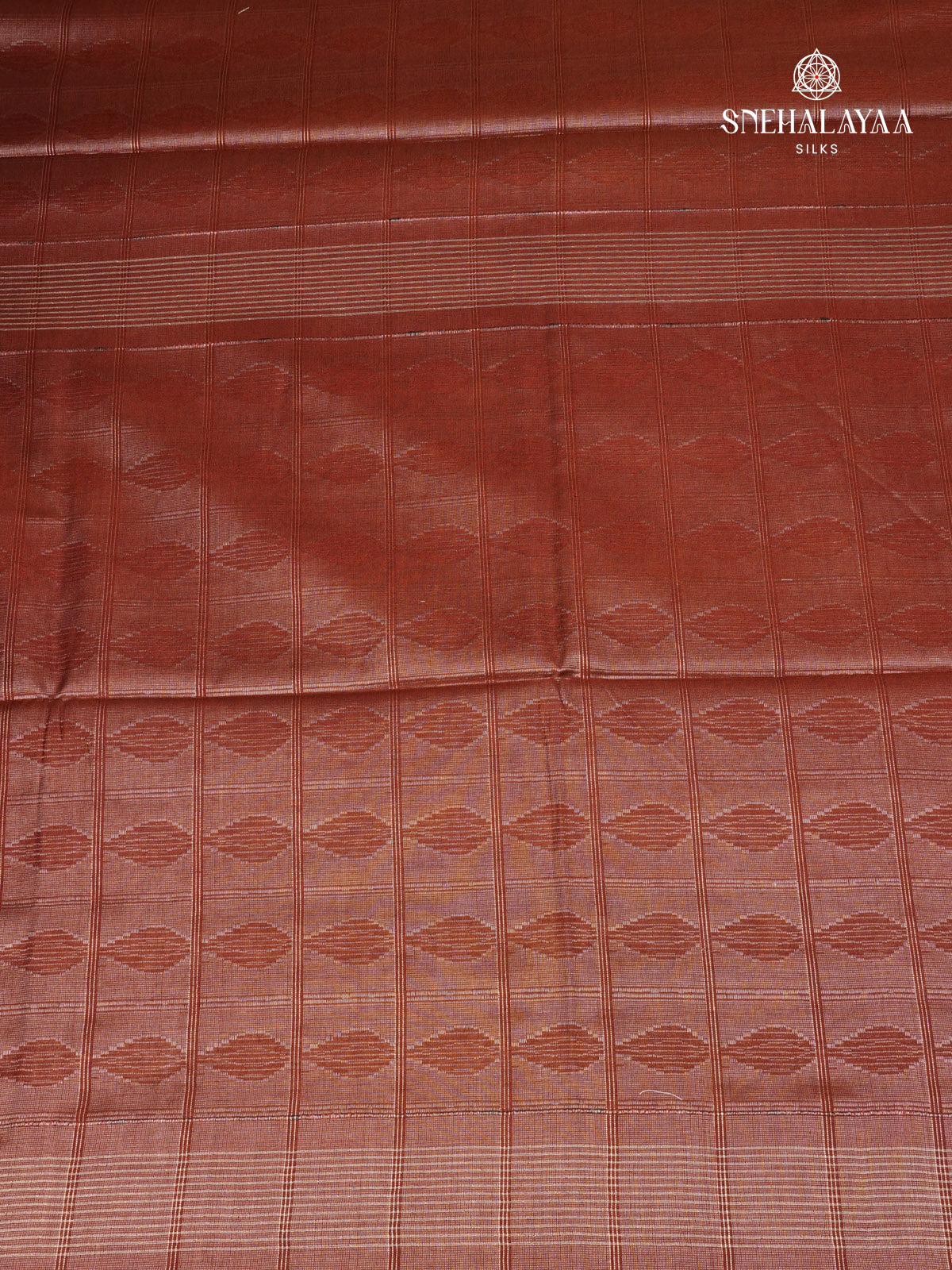 Maroon Bamboo Silk Saree