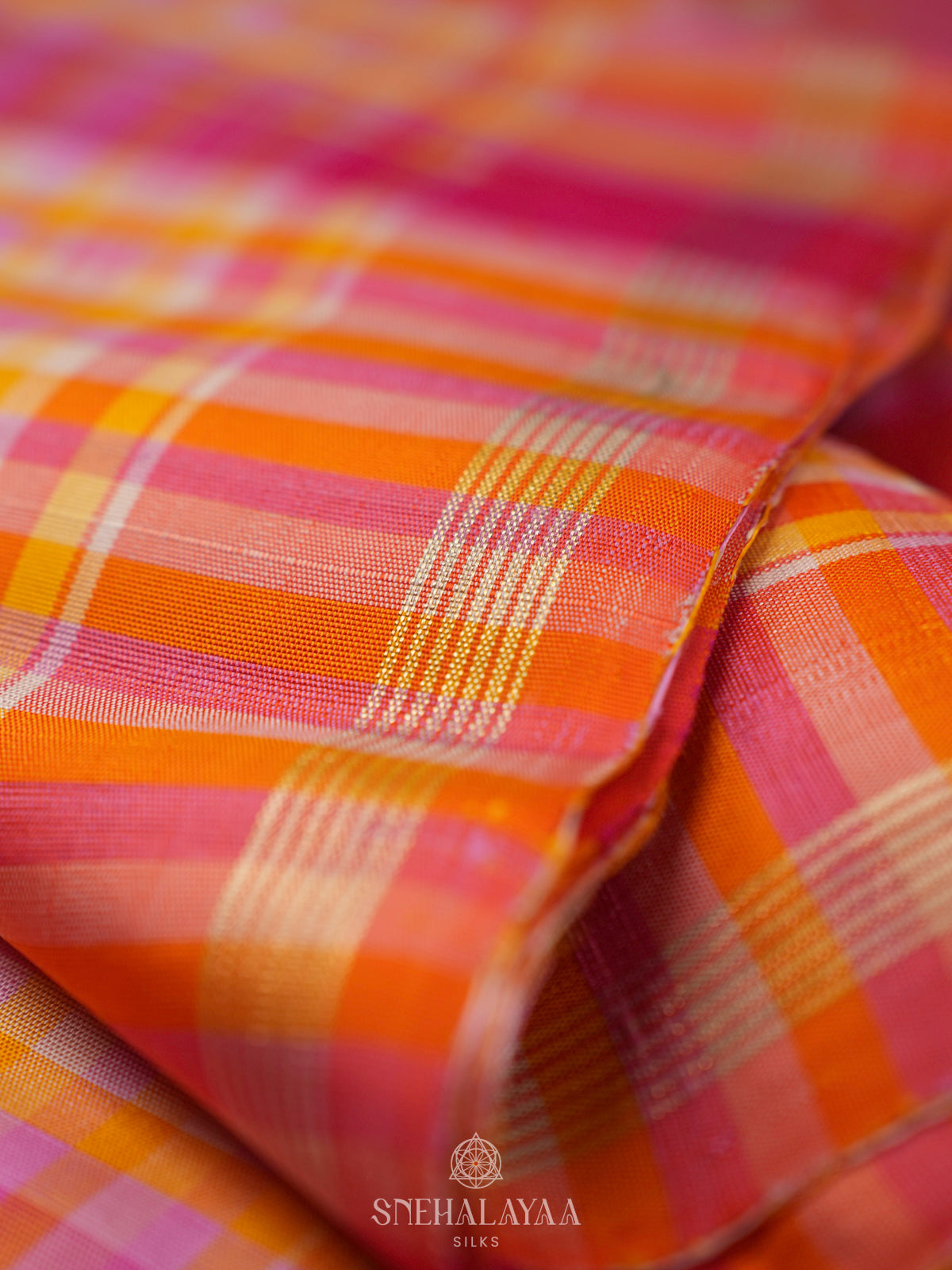 Pink Kanjivaram Silk Saree