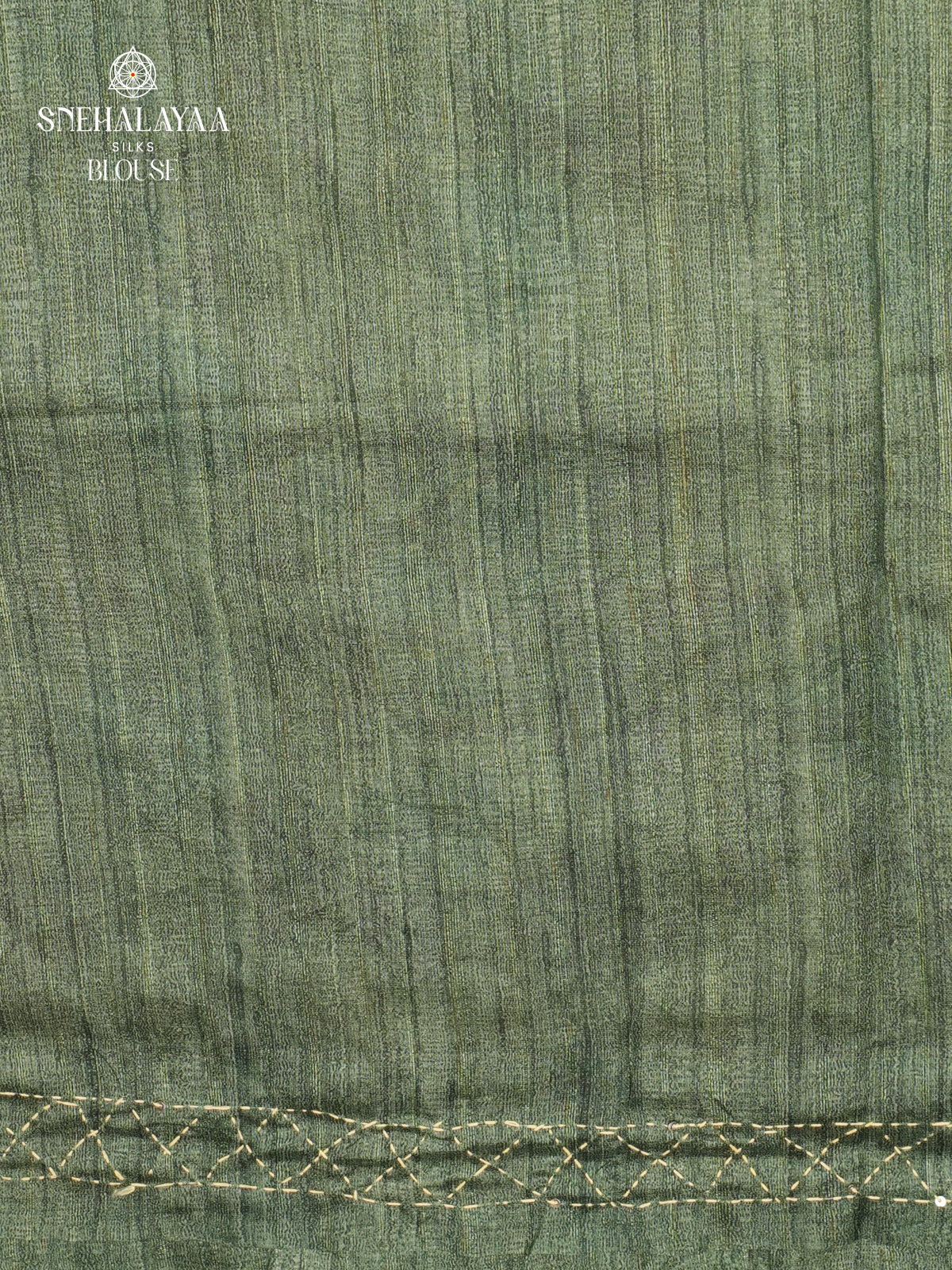 Beige Tussar Embroidery Saree