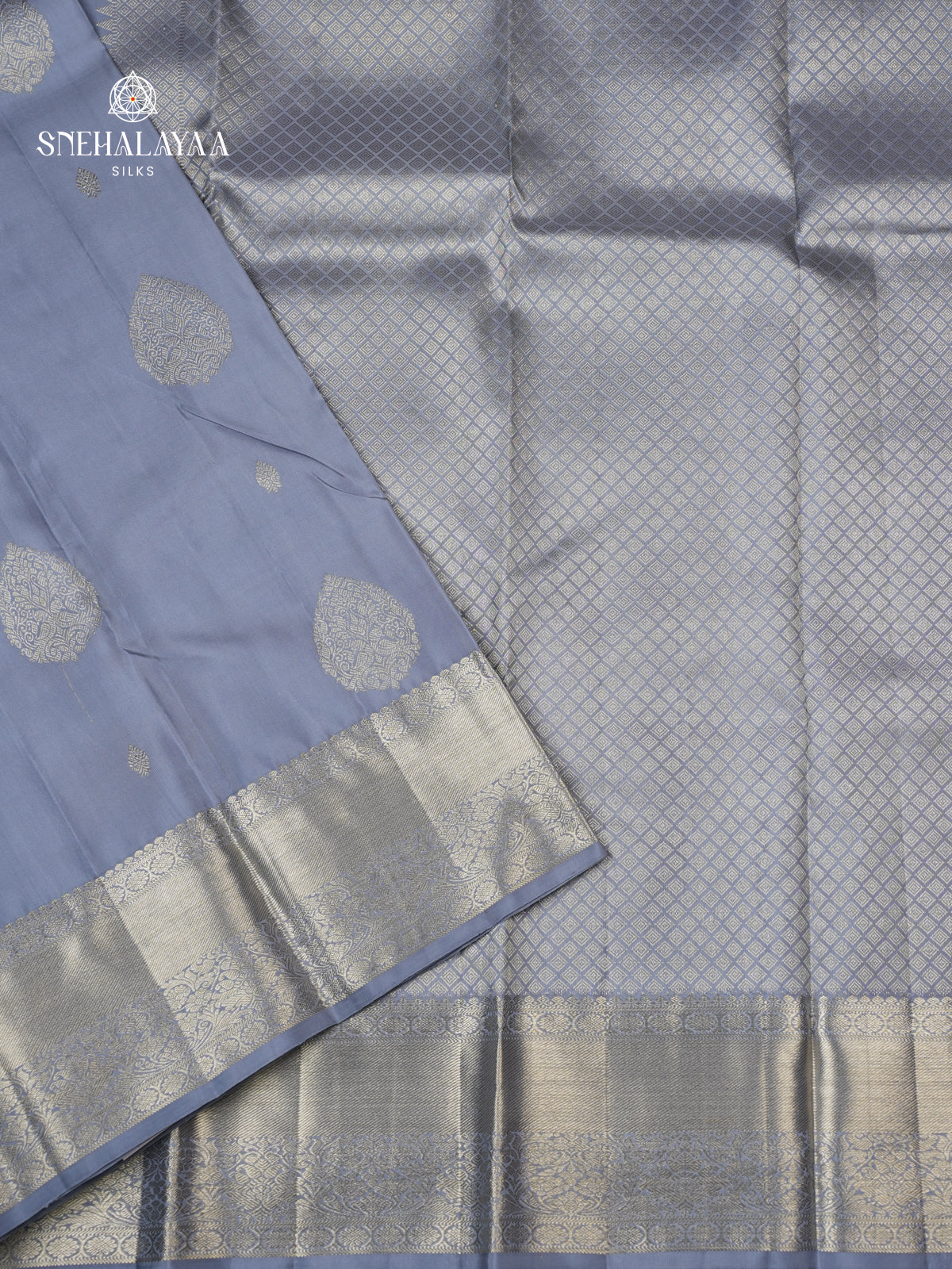 Lavender Kanjivaram Silk Saree