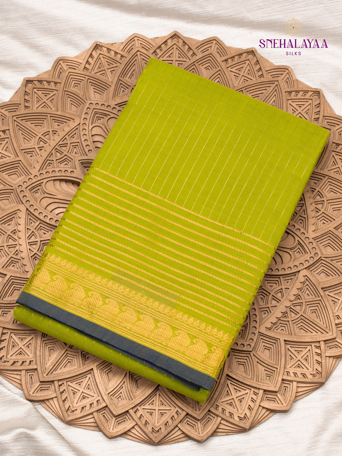 Green Chettinad Cotton Saree