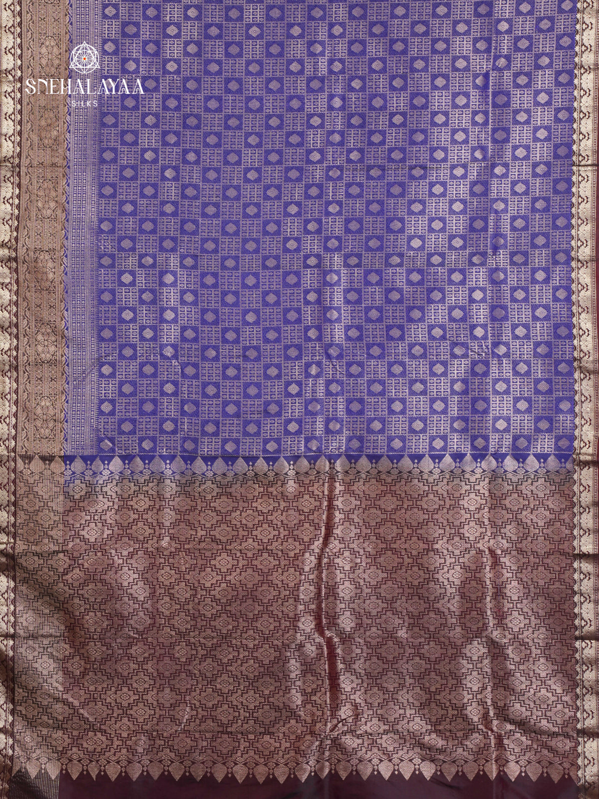 Rich Purple Kanjivaram Silk Saree
