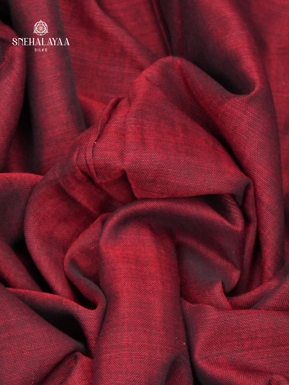 Maroon Narayanpet Cotton Saree