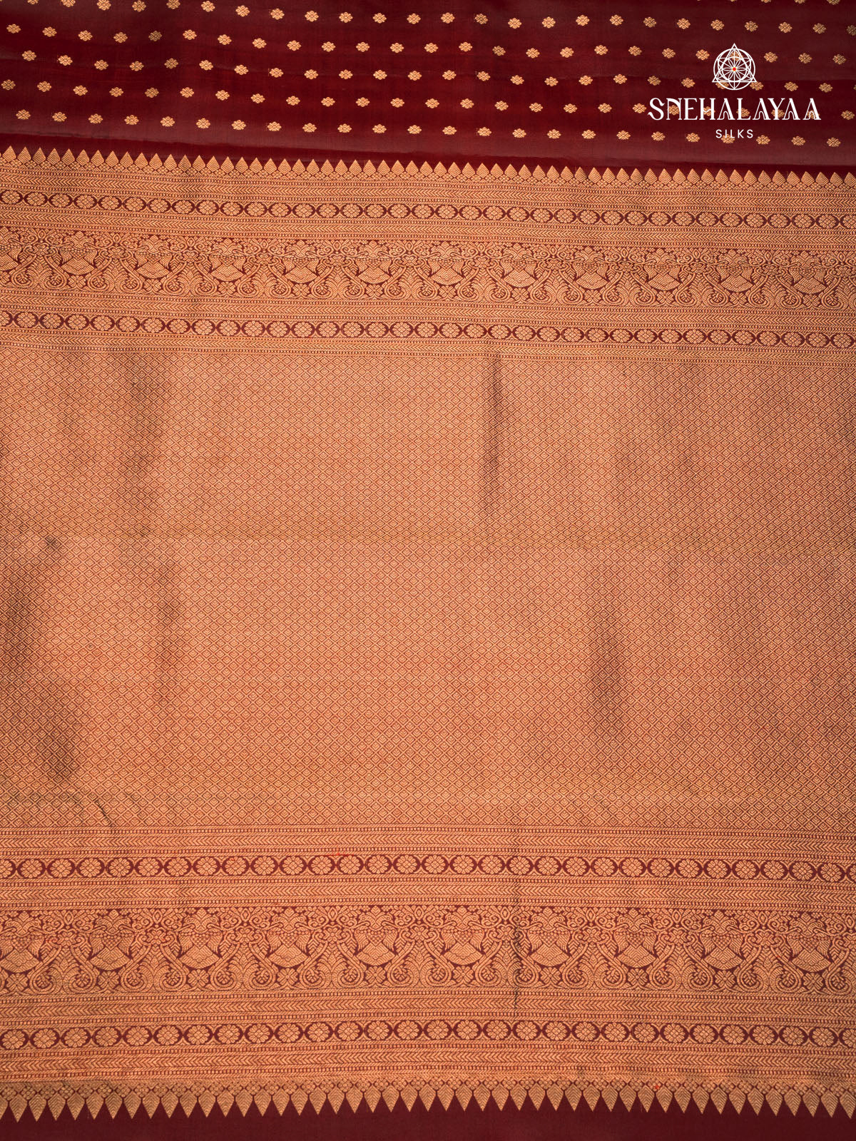 Maroon Kanjivaram Silk Saree