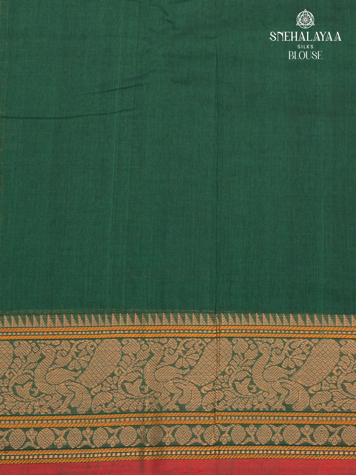 Green Pure Kanchi Cotton Saree