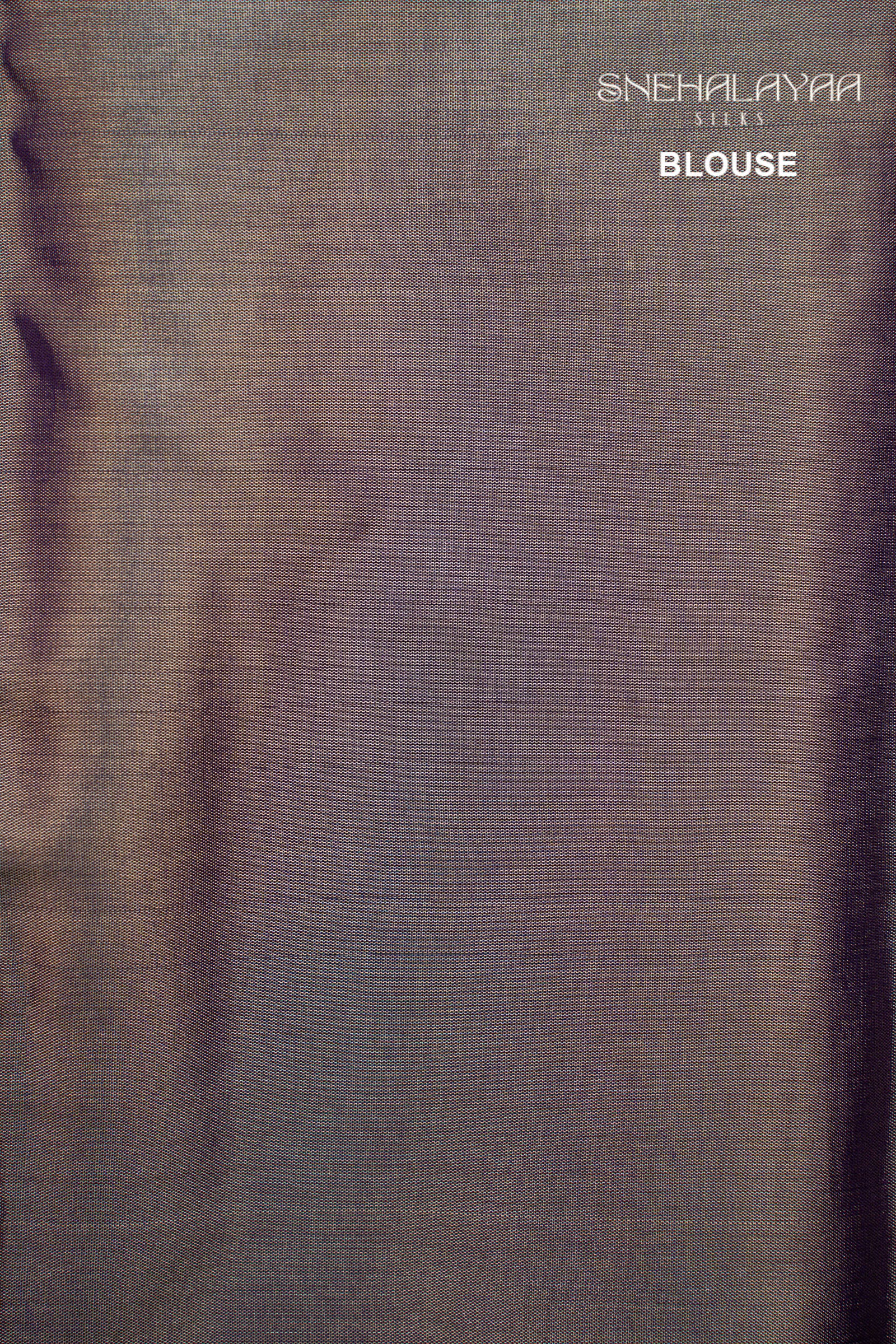 Violet Kancheevaram Silk Saree