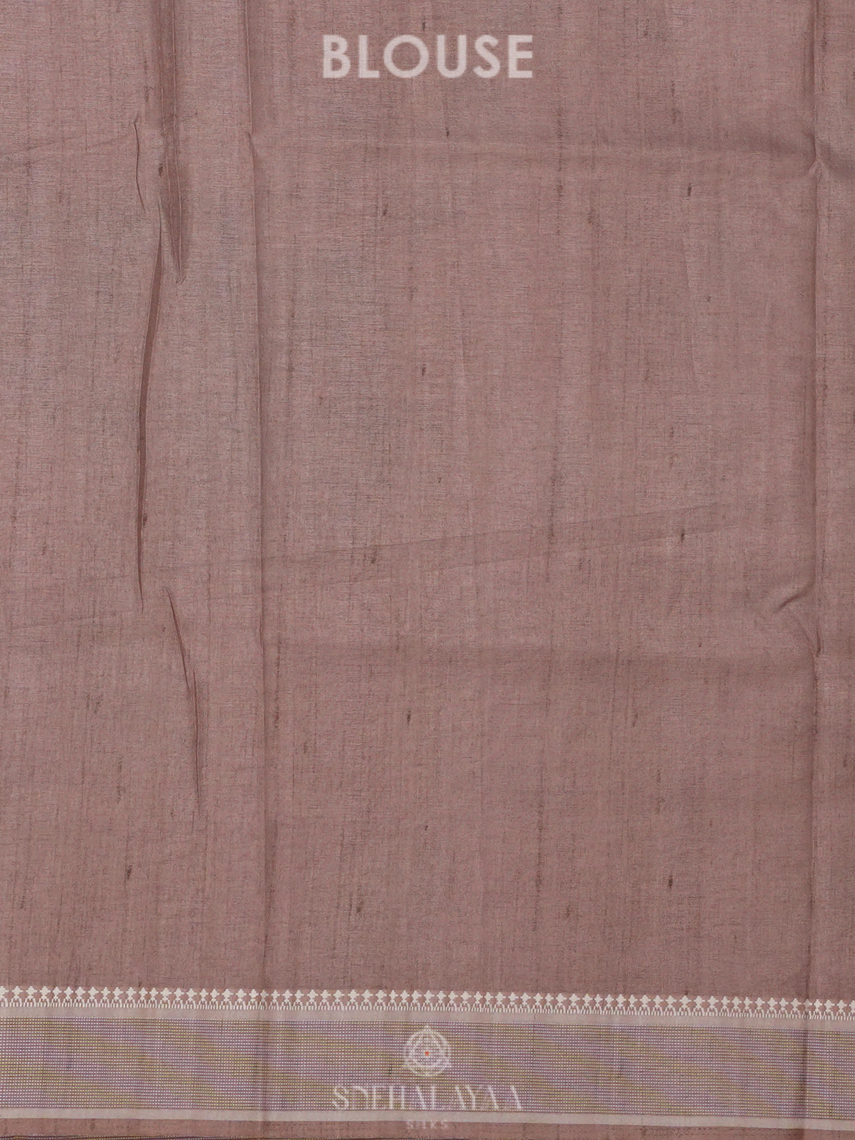 Beige Tussar Saree