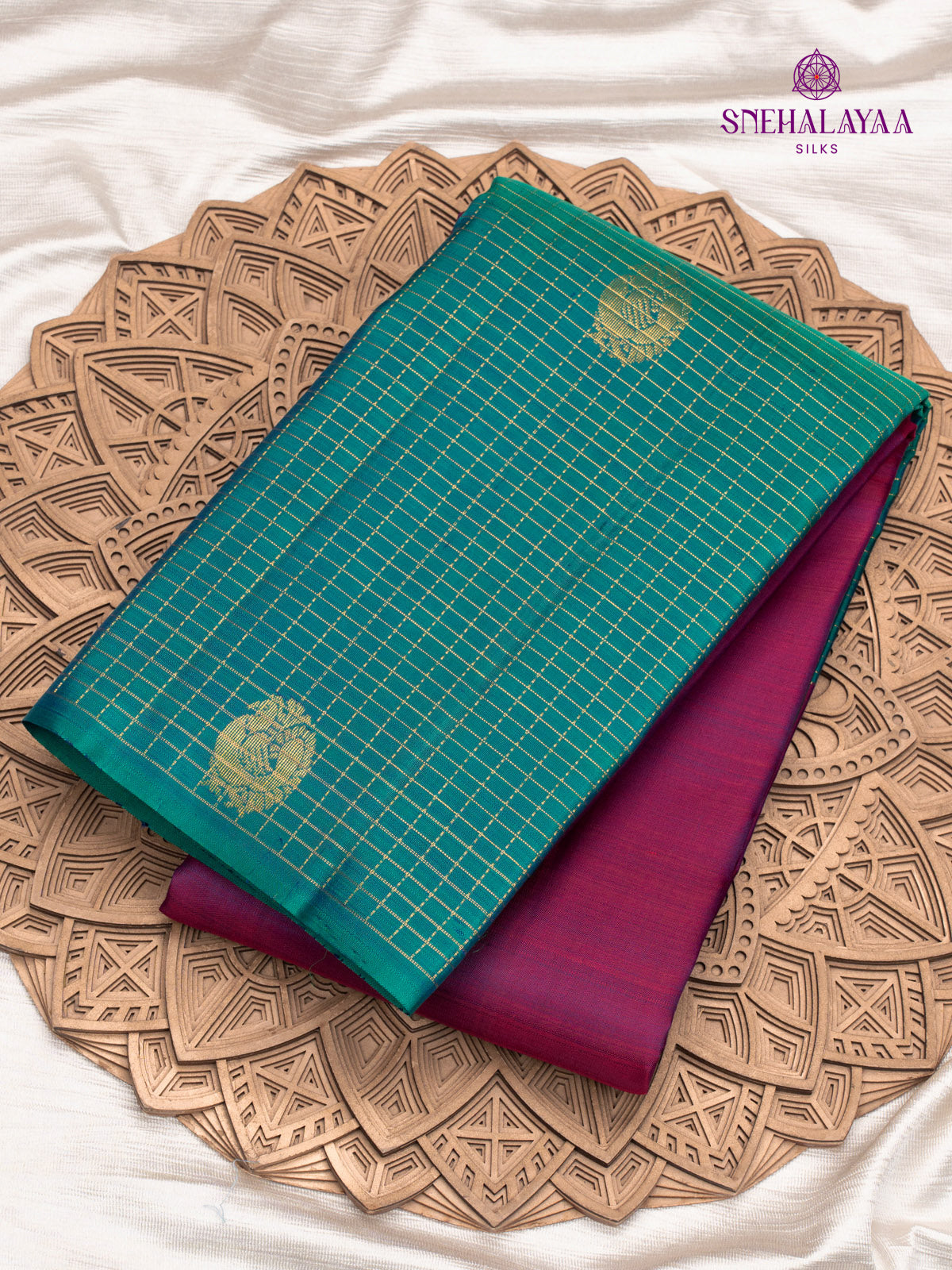 Purple Kanjivaram Silk Saree