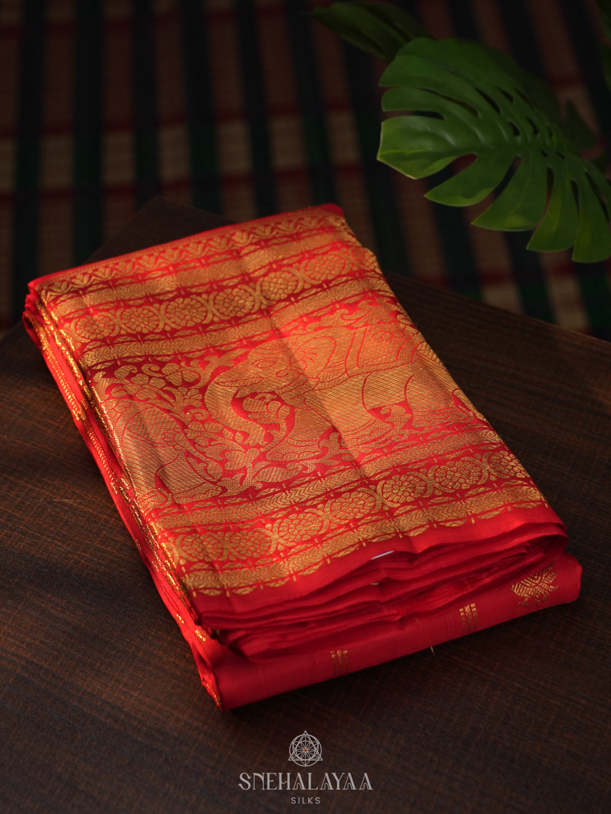 Red Kanjivaram Silk Saree