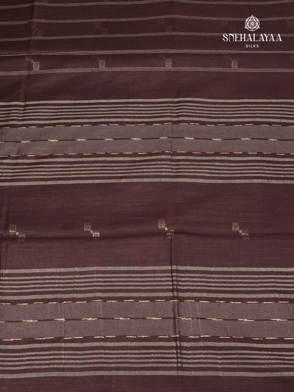 Brown Bamboo Silk Saree
