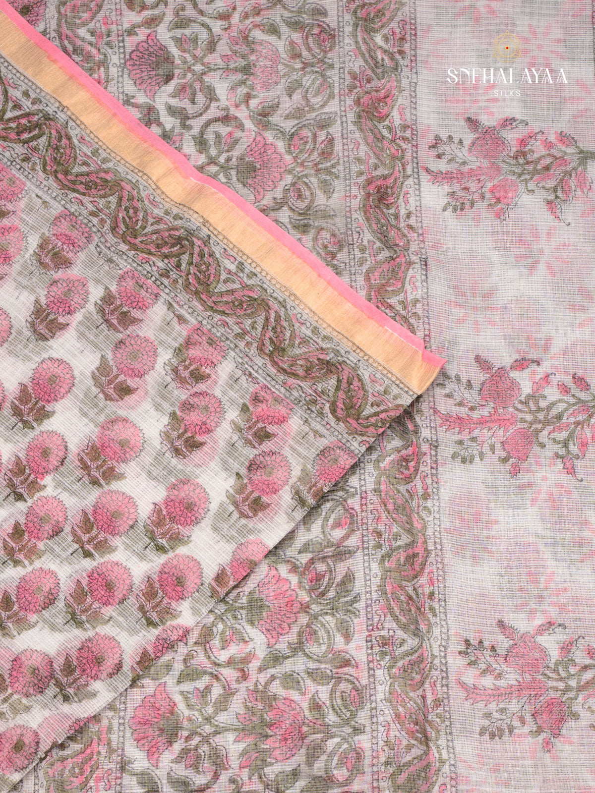 Off White Kota Saree