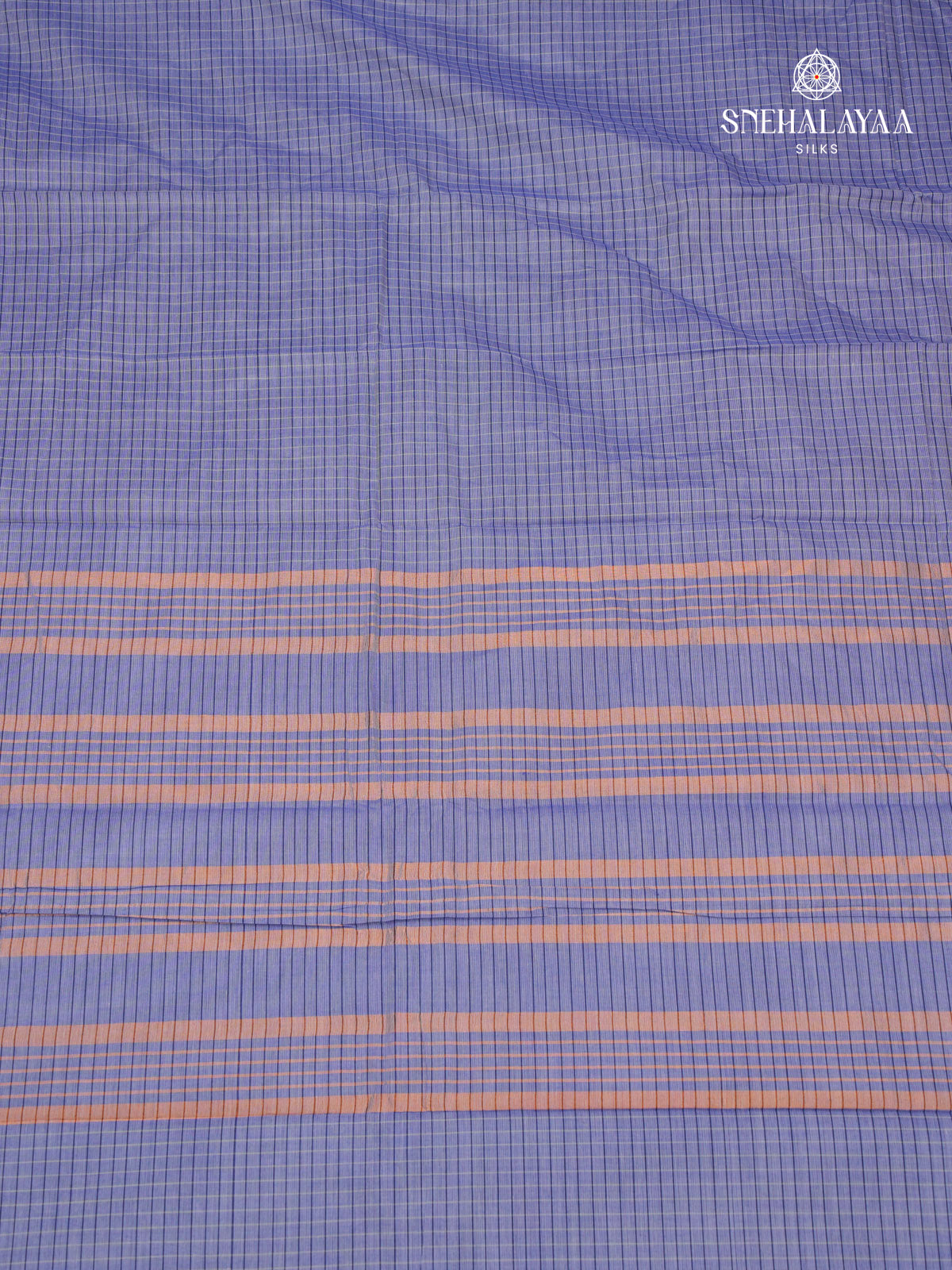 Periwinkle Blue Kanchi Cotton Saree