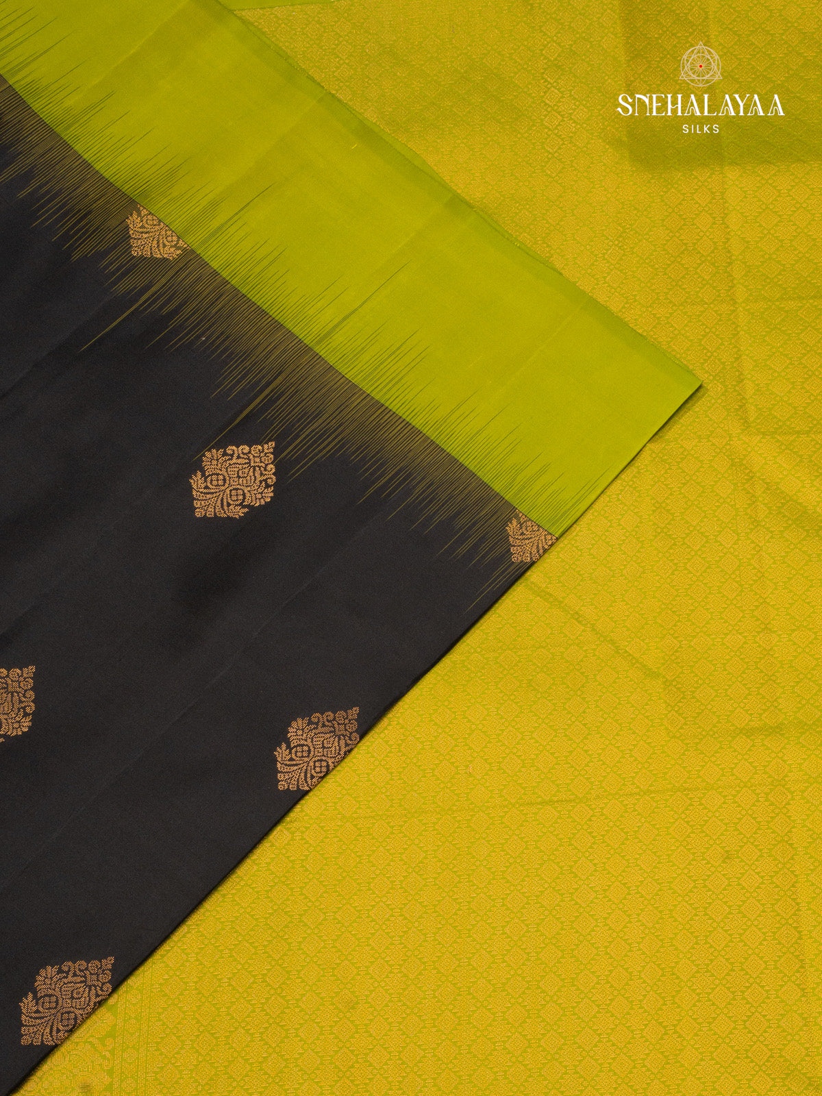 Black Kanjivaram Silk Saree